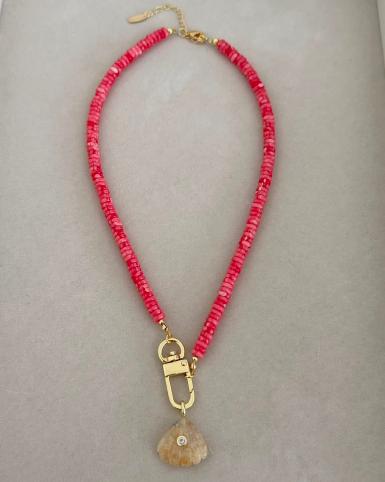 Coastal Shell Charm Necklace