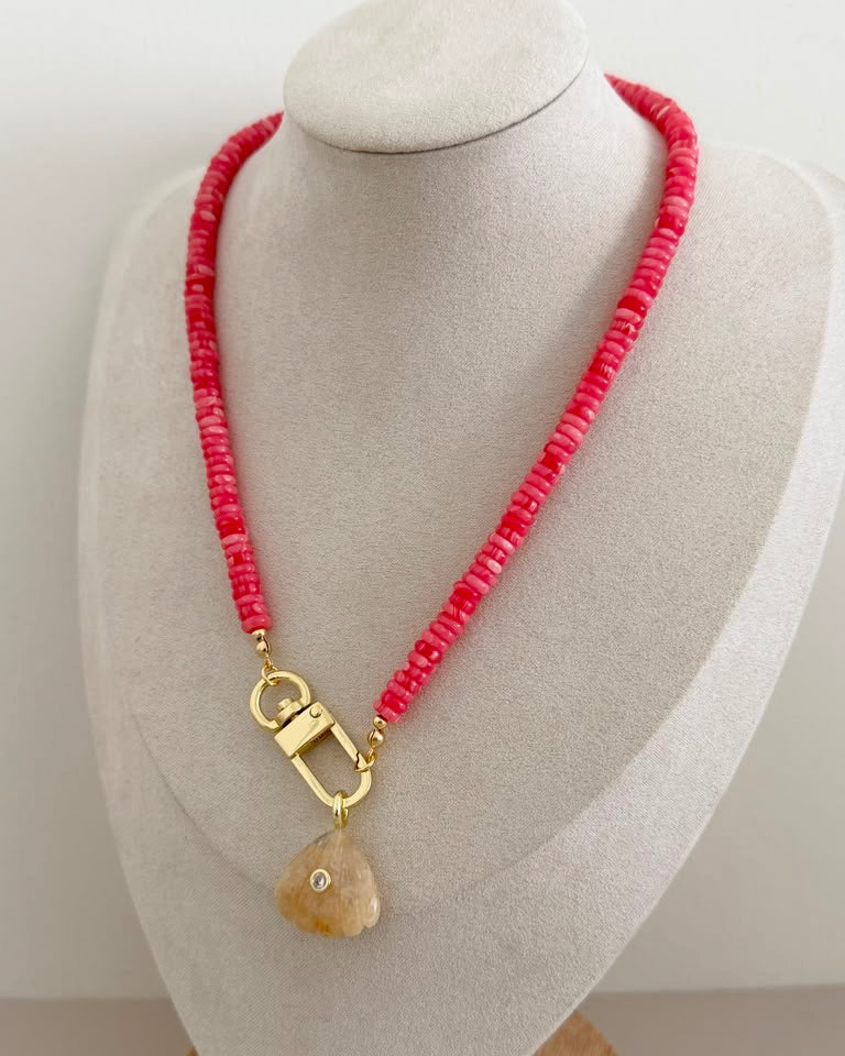 Coastal Shell Charm Necklace