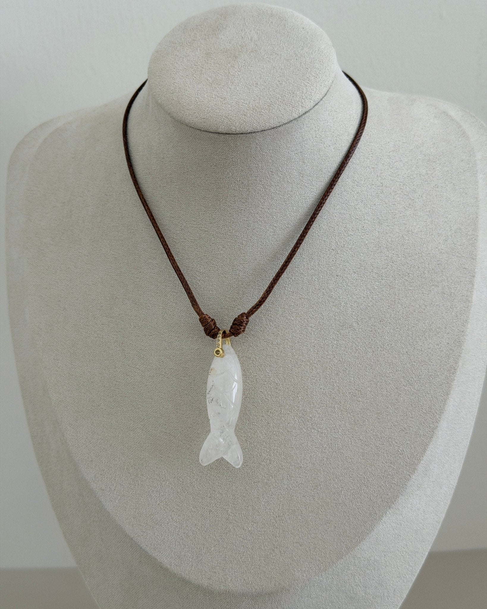 Adjustable Fish Cord Necklace - Necklaces | LimaLimón Store - 3