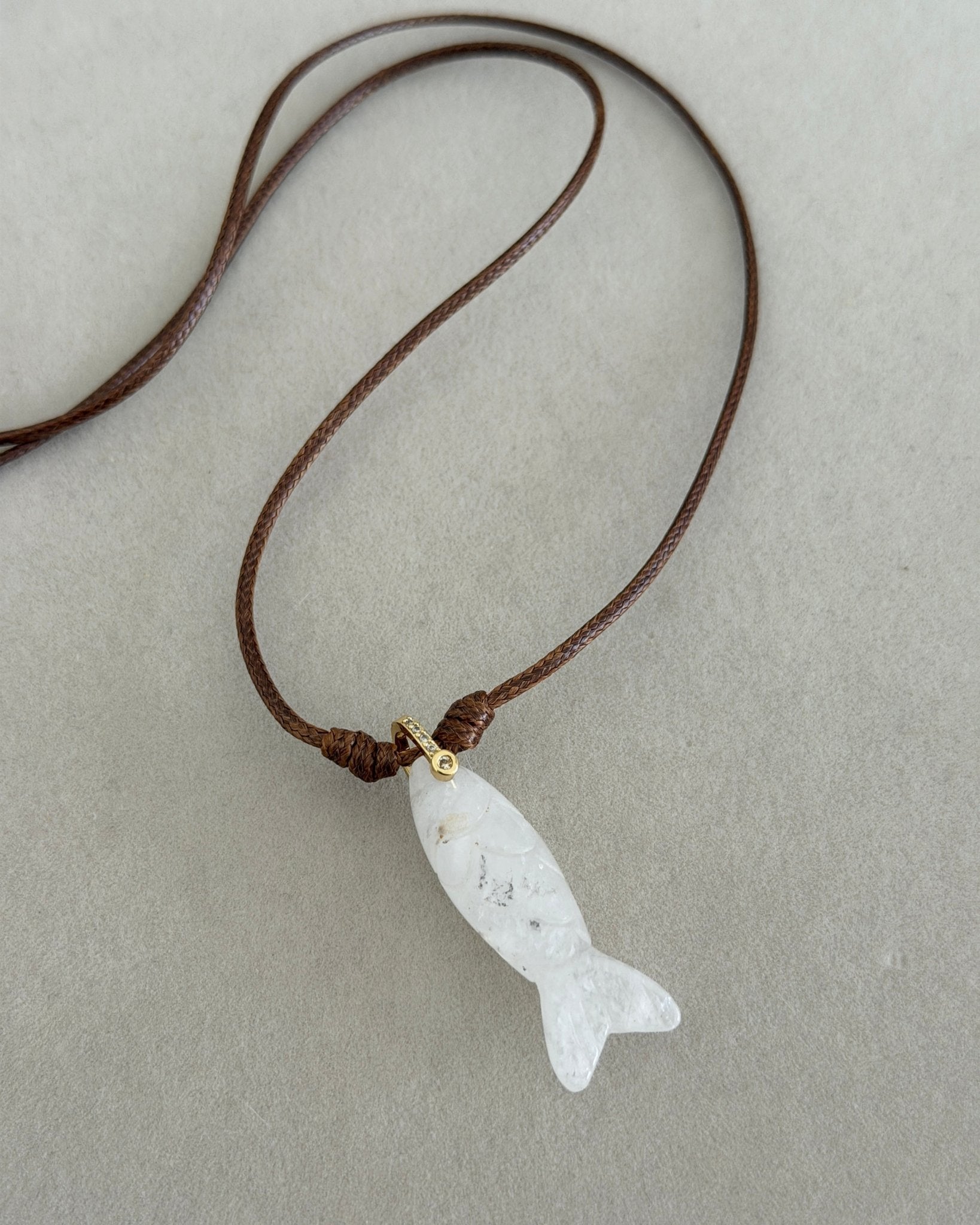 Adjustable Fish Cord Necklace - Necklaces | LimaLimón Store - 5