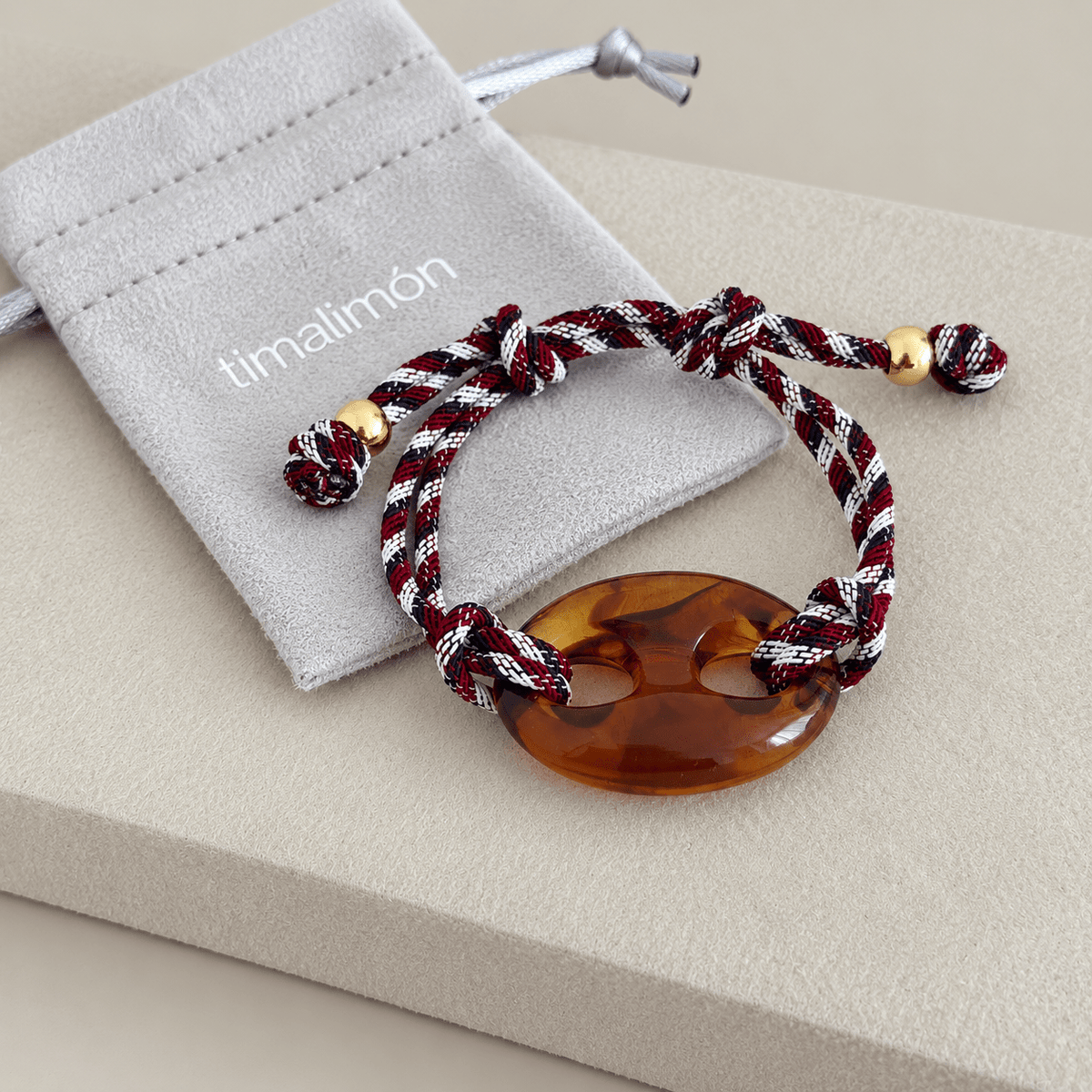 Amber Knot Charm Bracelet - Bracelet | LimaLimón Store - 2