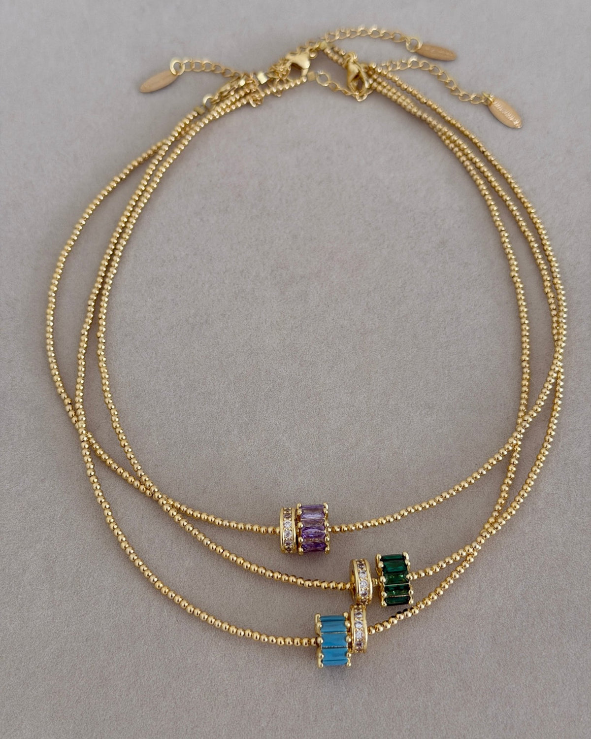 Aurora Crystal Bead Necklace - Necklaces | LimaLimón Store - 7
