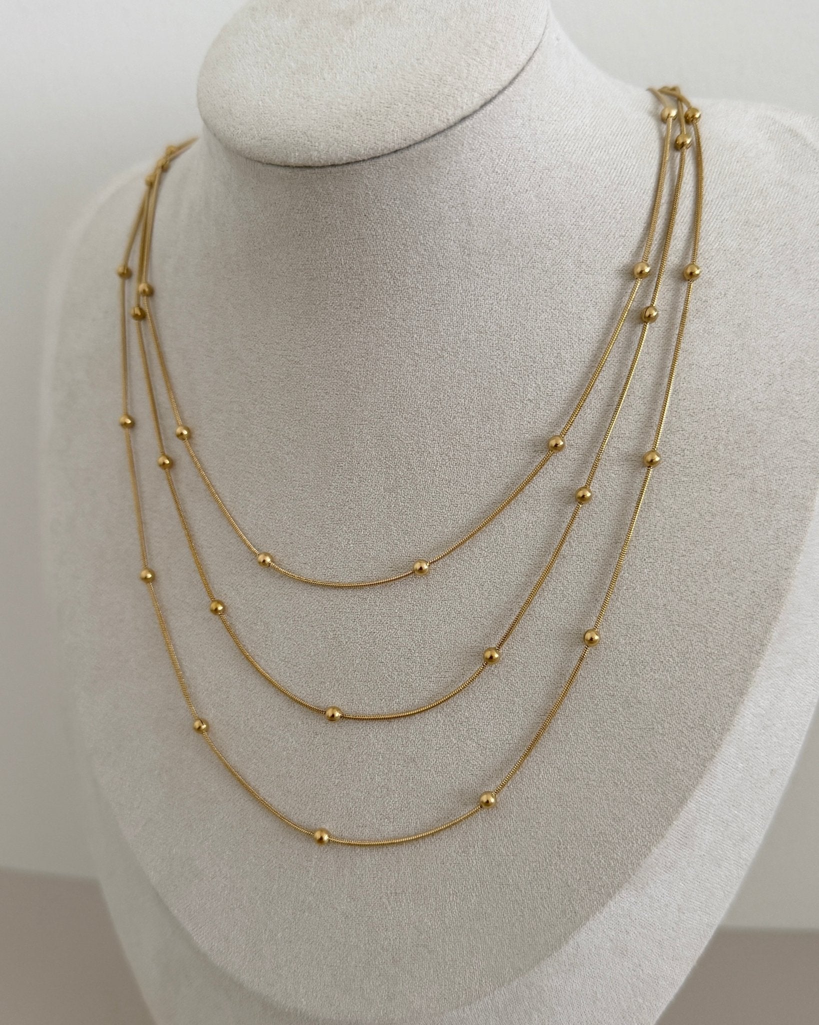 Aurora Layered Necklace - Necklaces | LimaLimón Store - 3