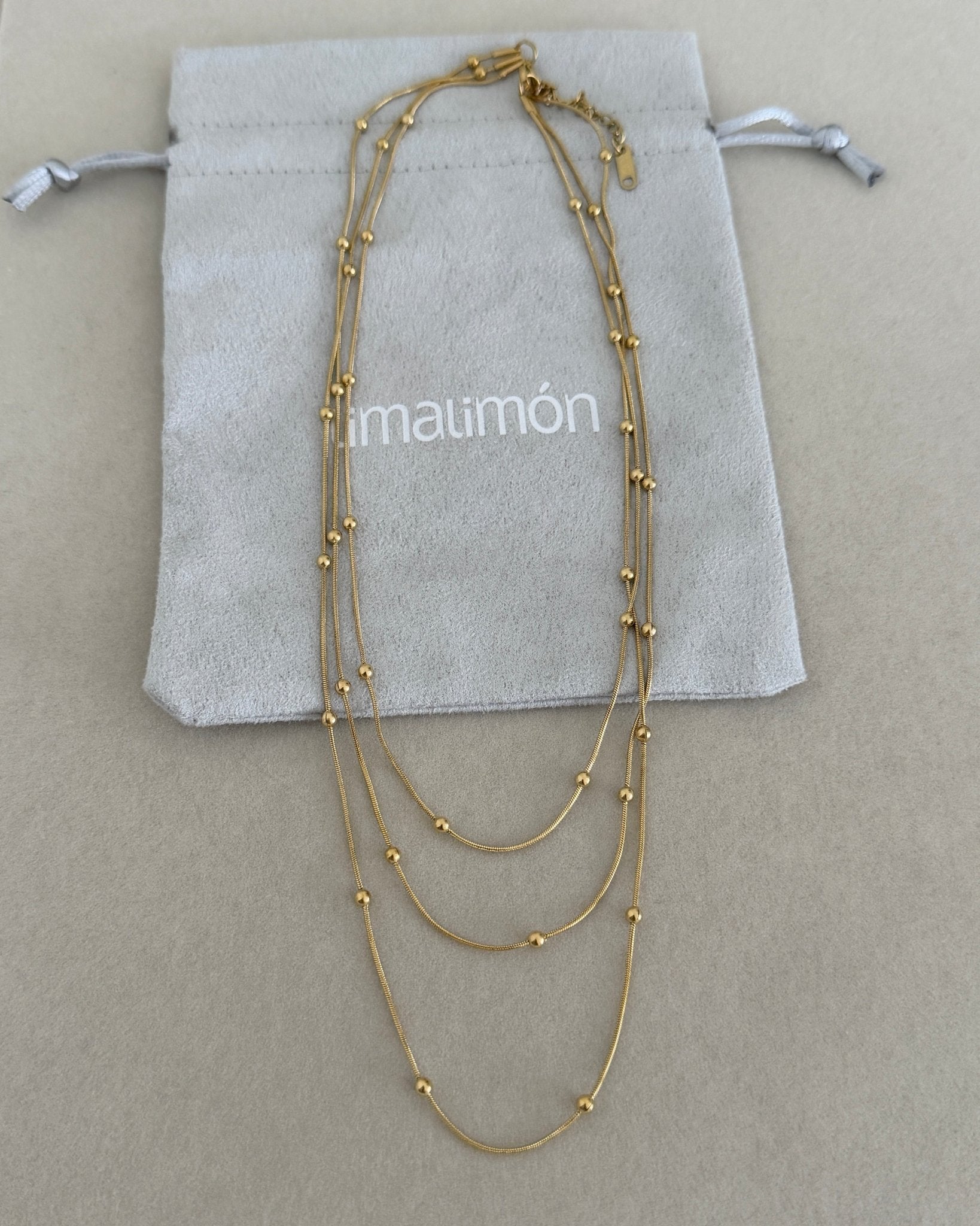Aurora Layered Necklace - Necklaces | LimaLimón Store - 5