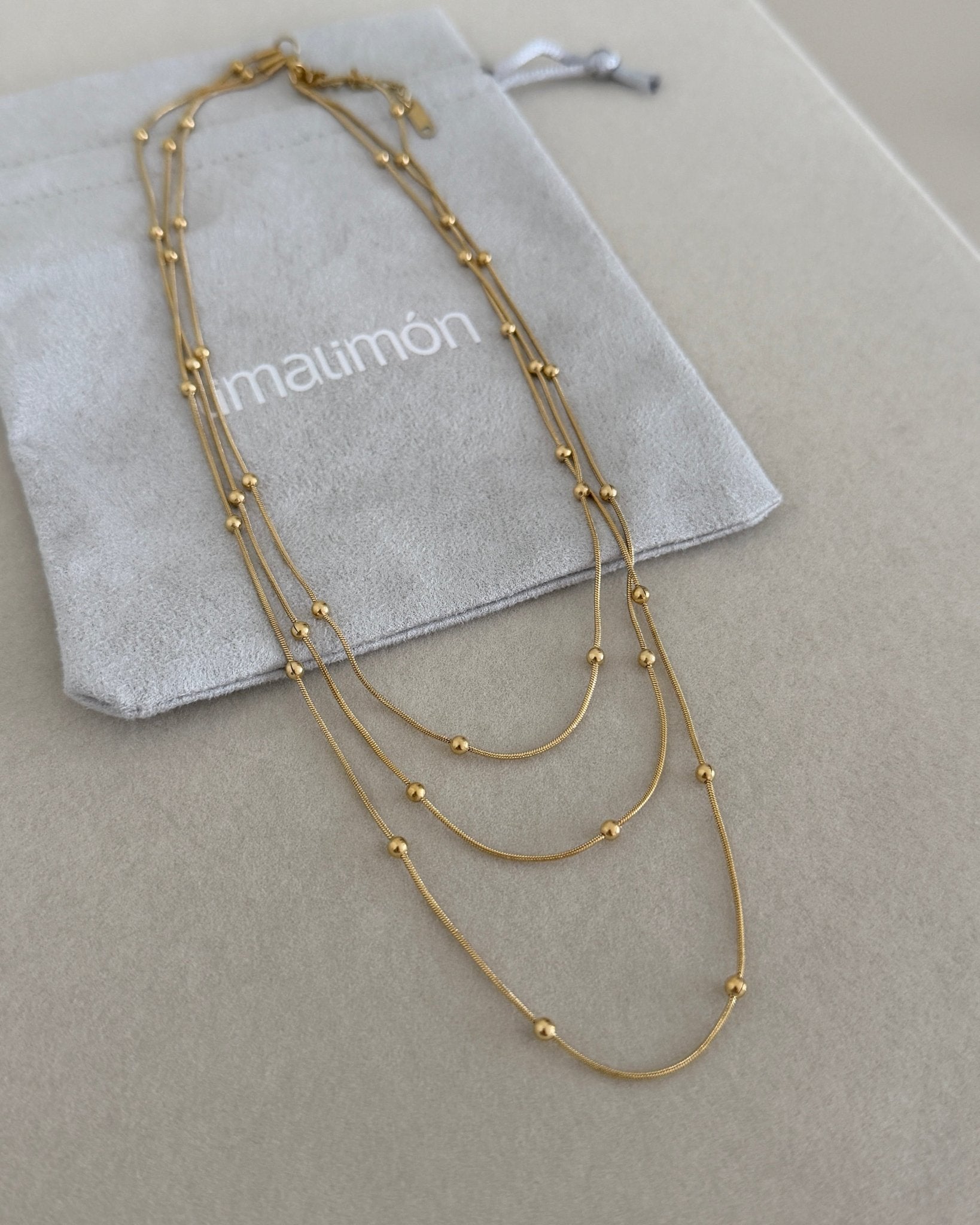 Aurora Layered Necklace - Necklaces | LimaLimón Store - 2