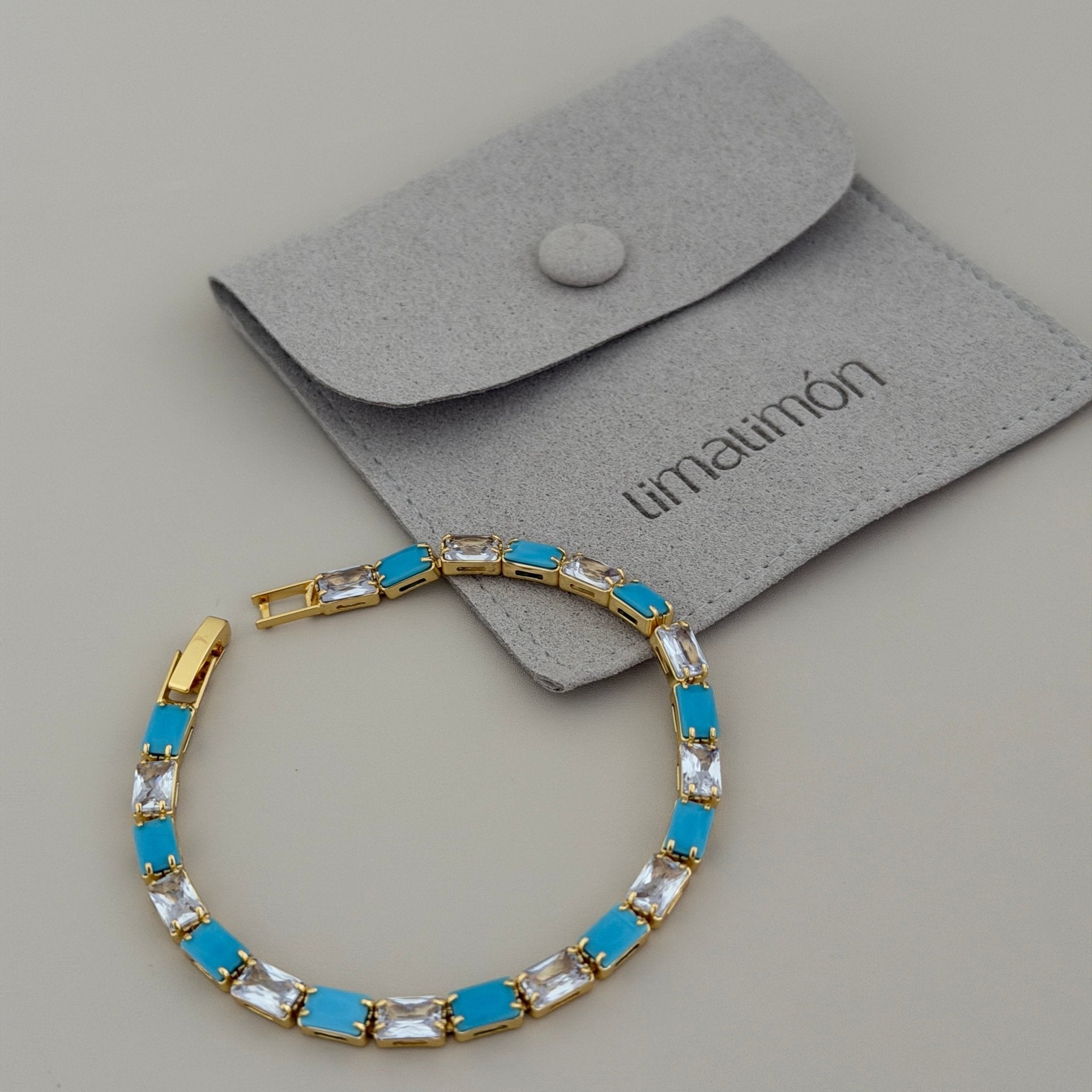 Azure Sparkle Bracelet - Bracelets | LimaLimón Store - 4