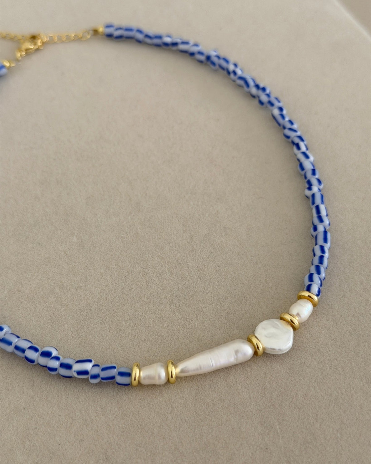 Blue Coast Pearl Choker - Necklaces | LimaLimón Store - 3
