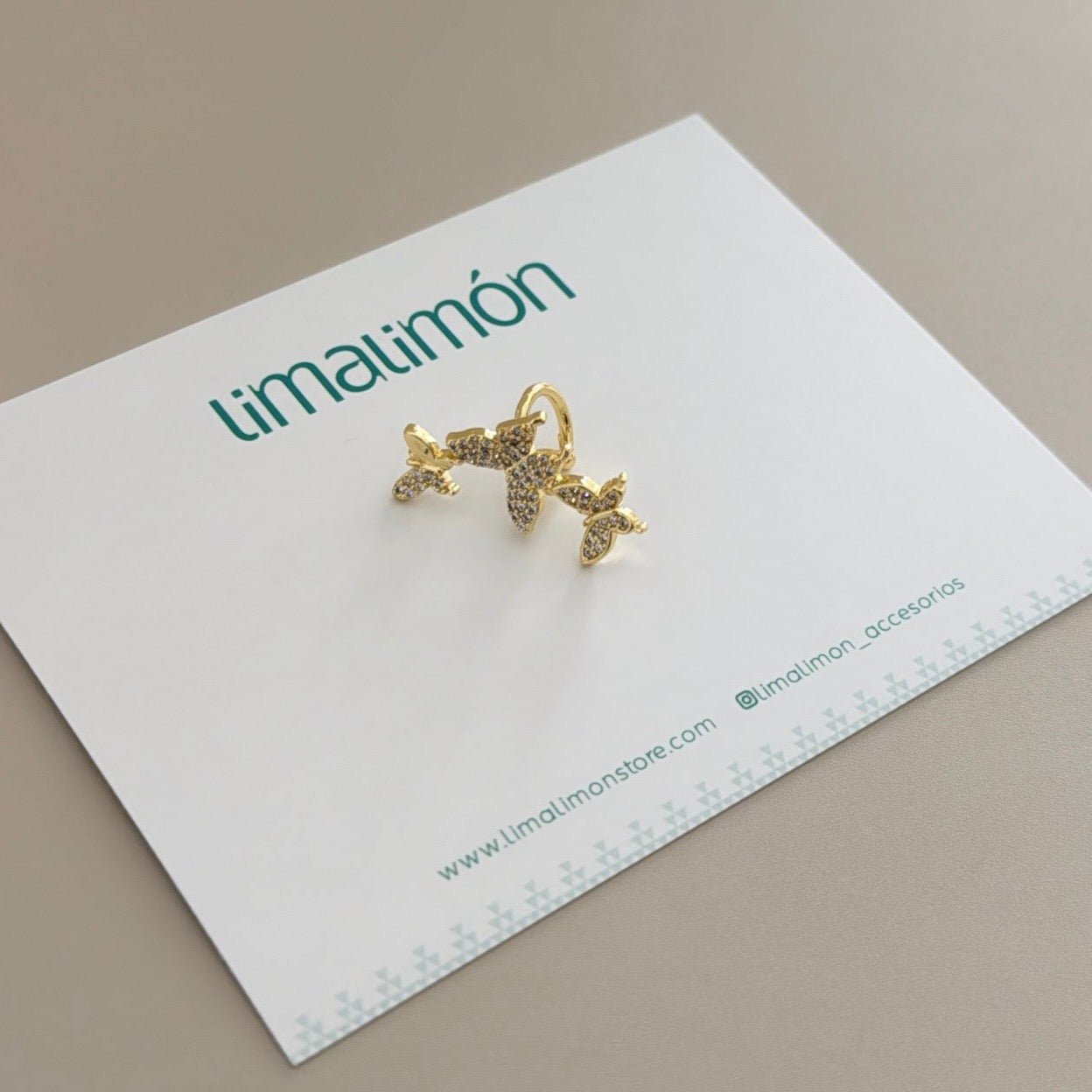 Butterfly Ear Cuff - LimaLimón Store