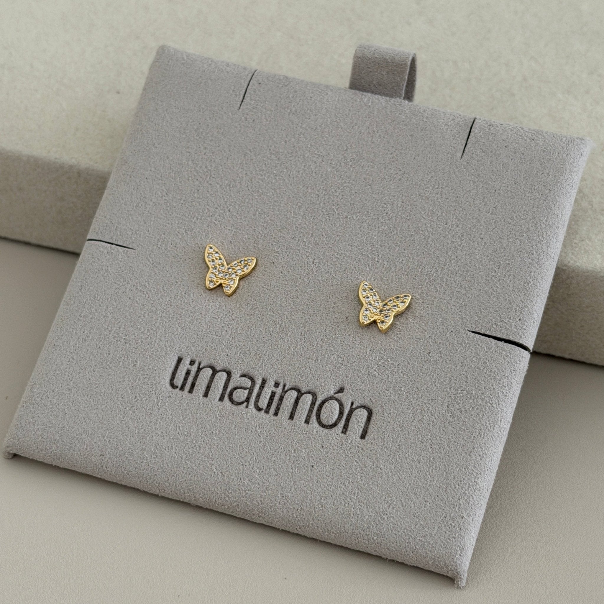 Butterfly Spark Stud Earrings - Earring | LimaLimón Store - 1