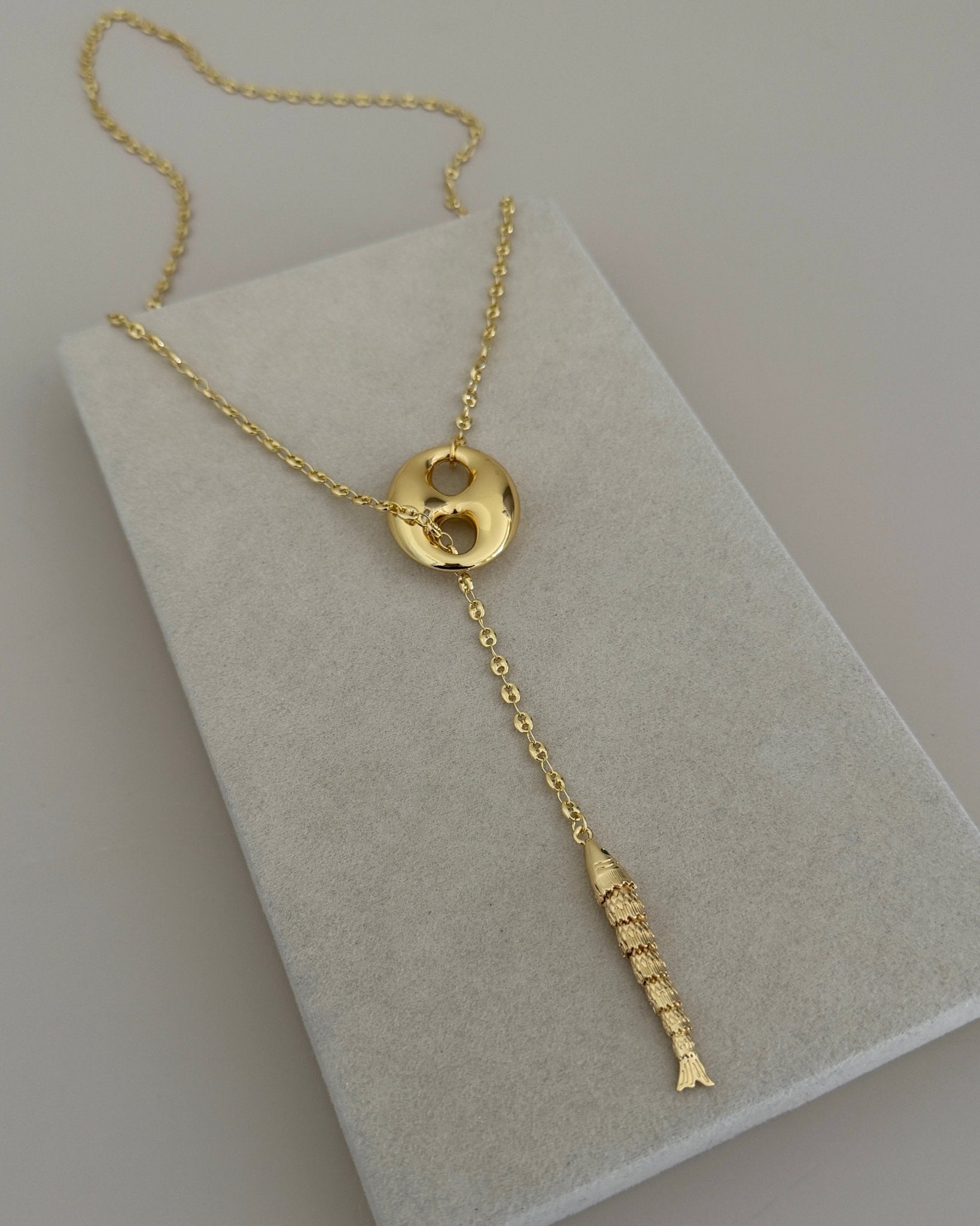 Celestial Disc Long Necklace - Necklace | LimaLimón Store - 4