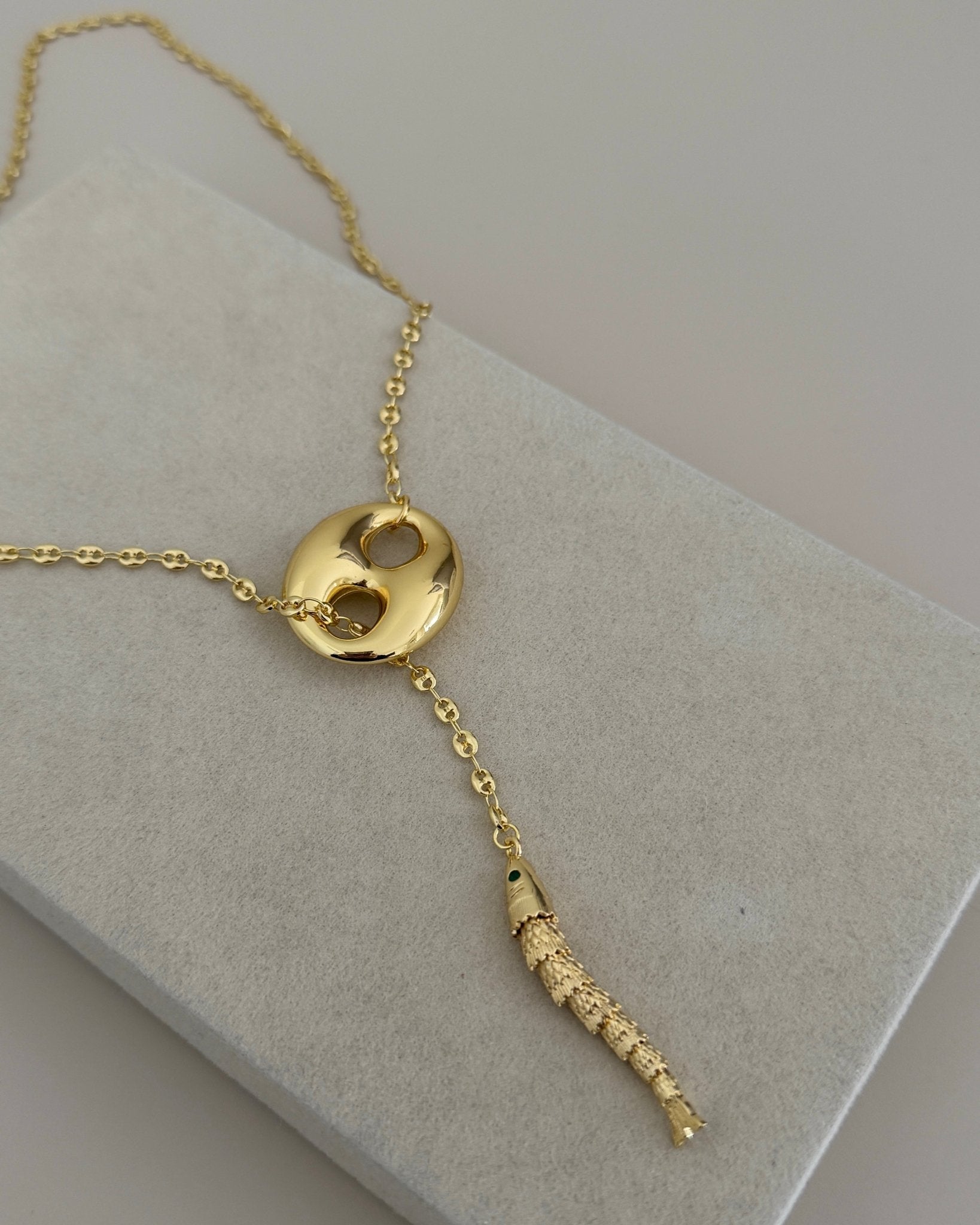 Celestial Disc Long Necklace - Necklace | LimaLimón Store - 3