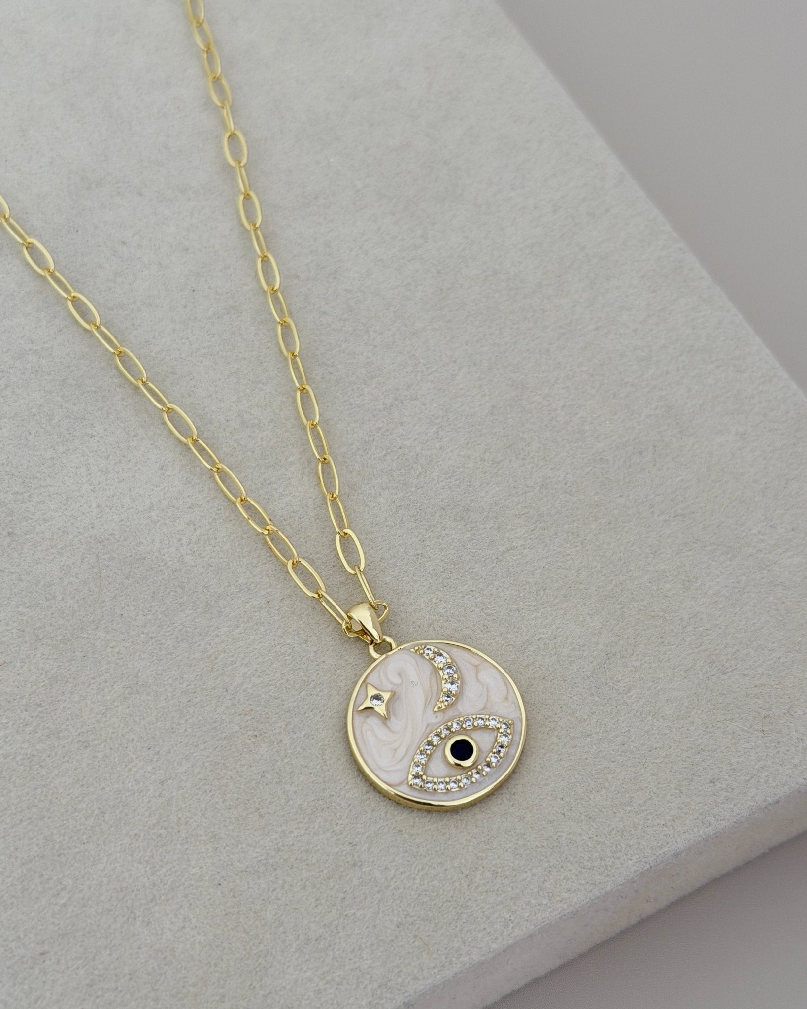 Celestial Harmony Pendant Necklace - Necklace | LimaLimón Store - 3