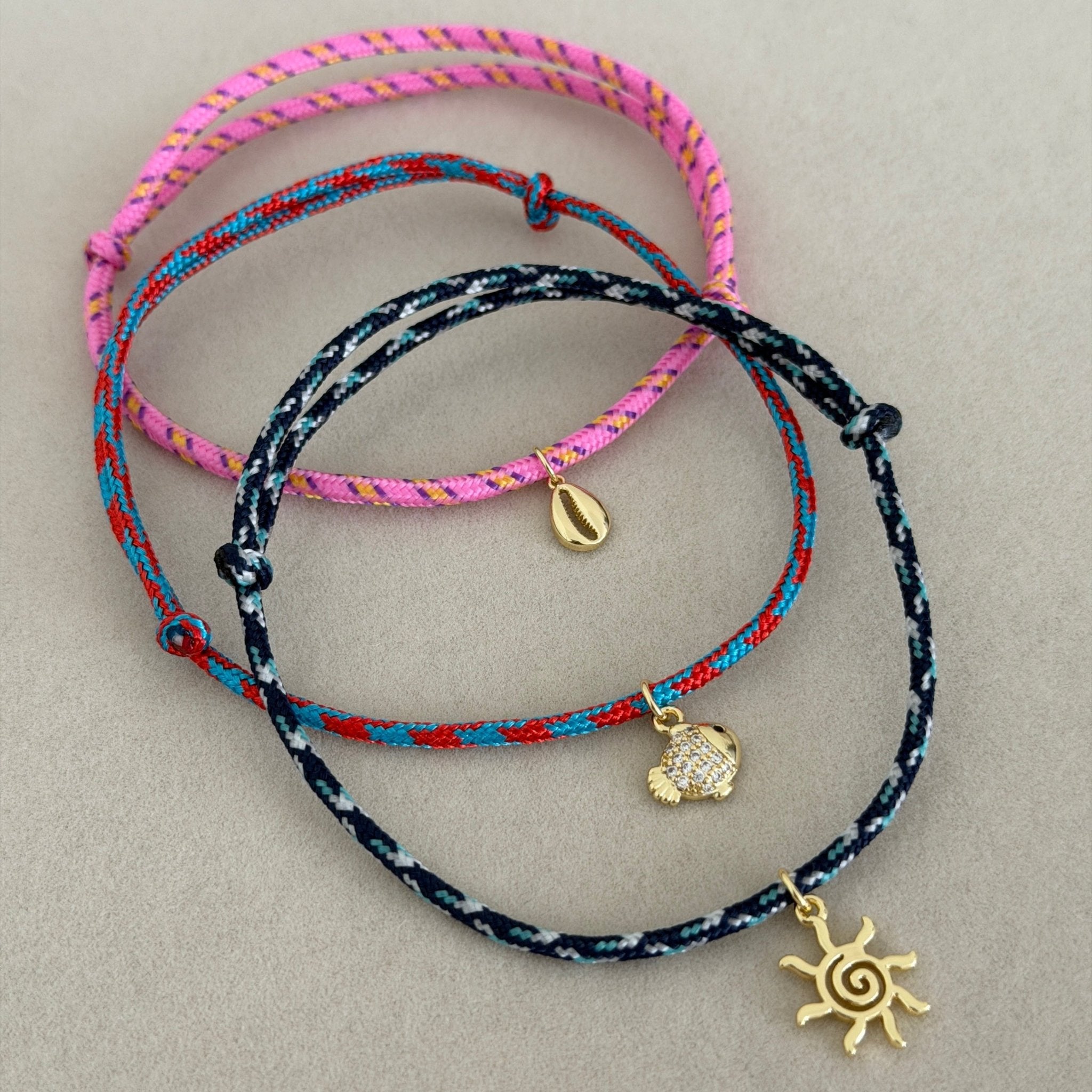 Charm Cord Anklet Collection - Anklet | LimaLimón Store - 5