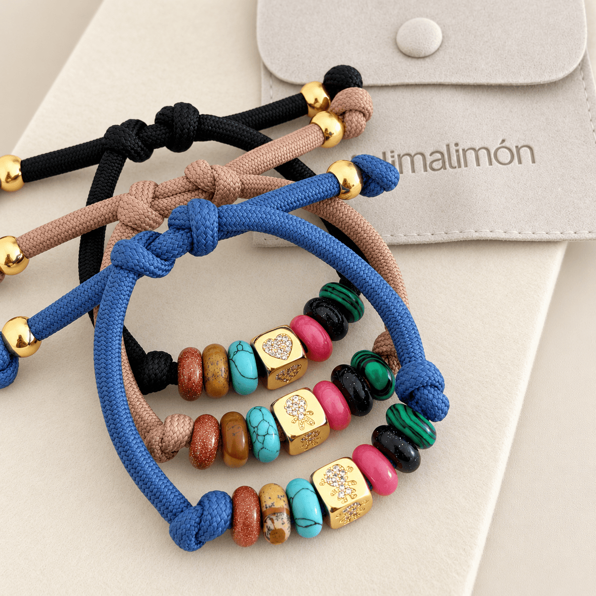 Charm Cord Bracelet - Bracelet | LimaLimón Store - 1