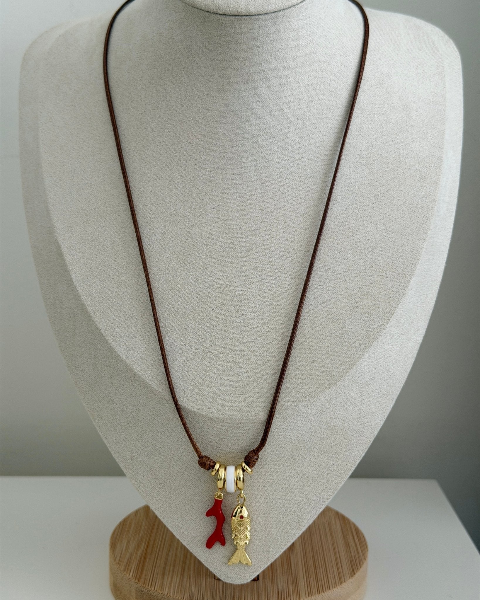 Charm cord Necklace - Necklaces | LimaLimón Store - 4