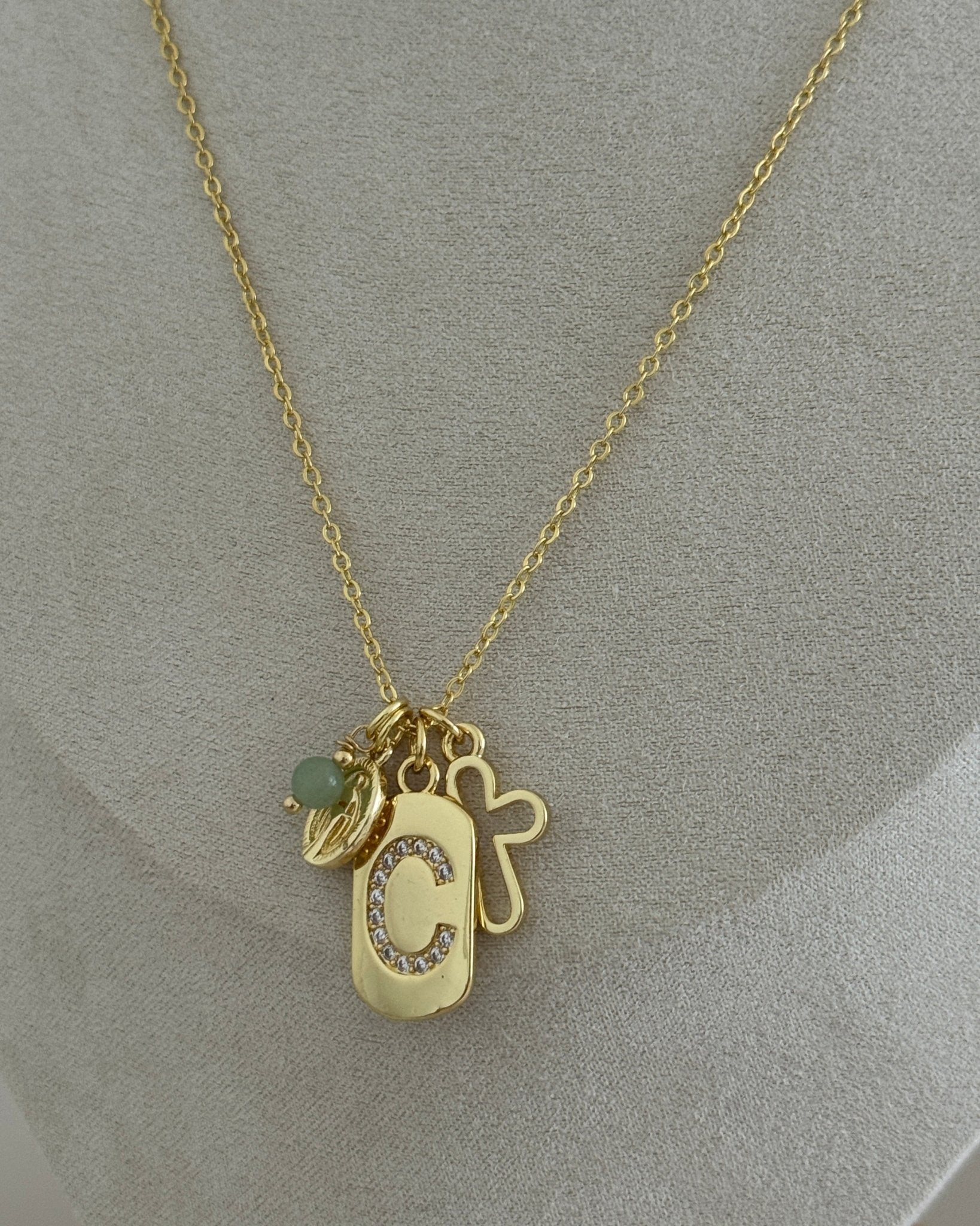 Charm Initial Necklace - Necklace | LimaLimón Store - 3