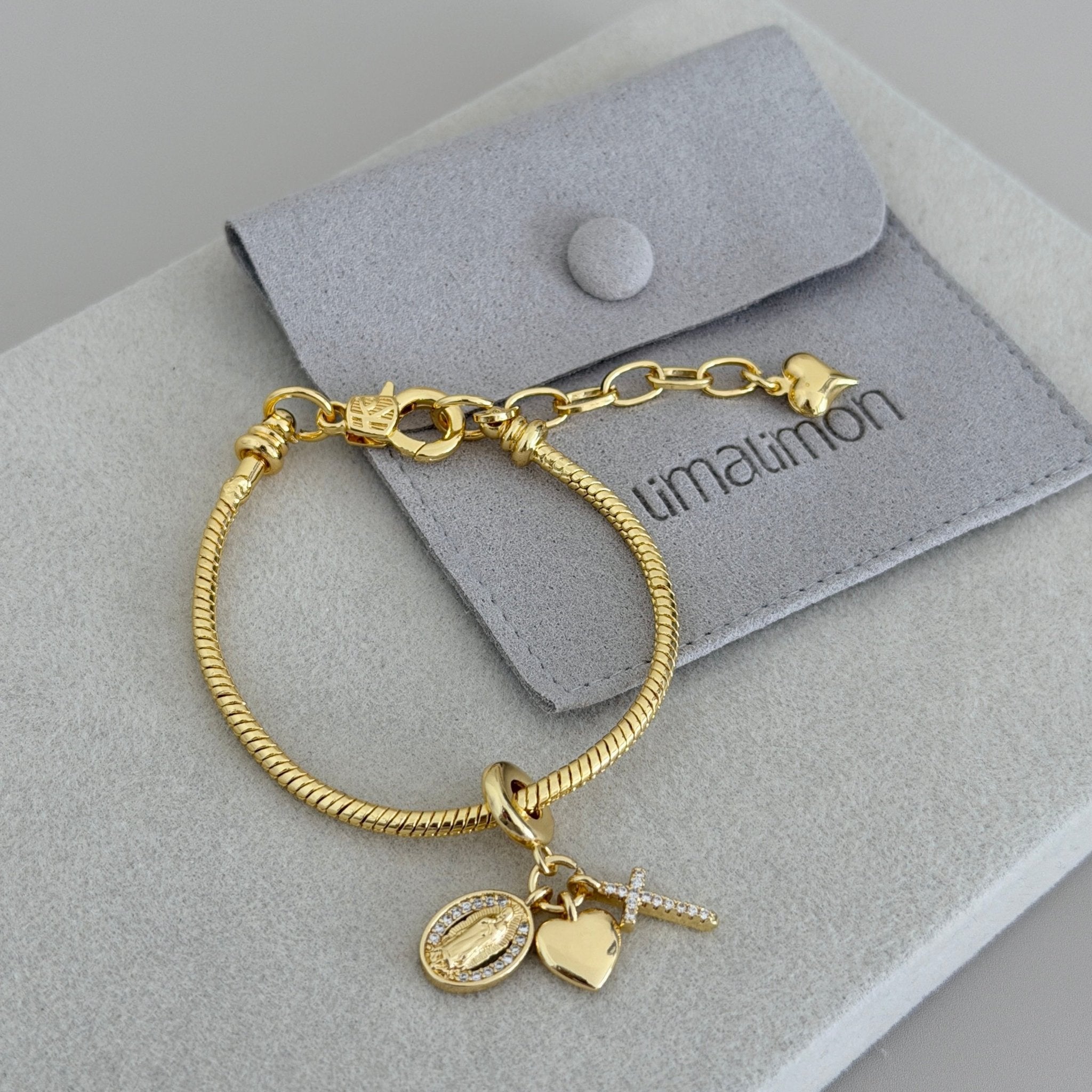 Charm Snake Chain Bracelet - Bracelet | LimaLimón Store - 2