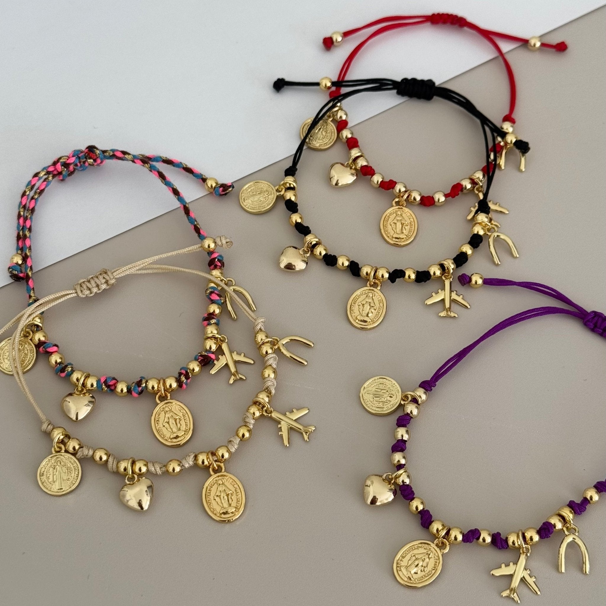 Charms Cord Bracelet - LimaLimón Store