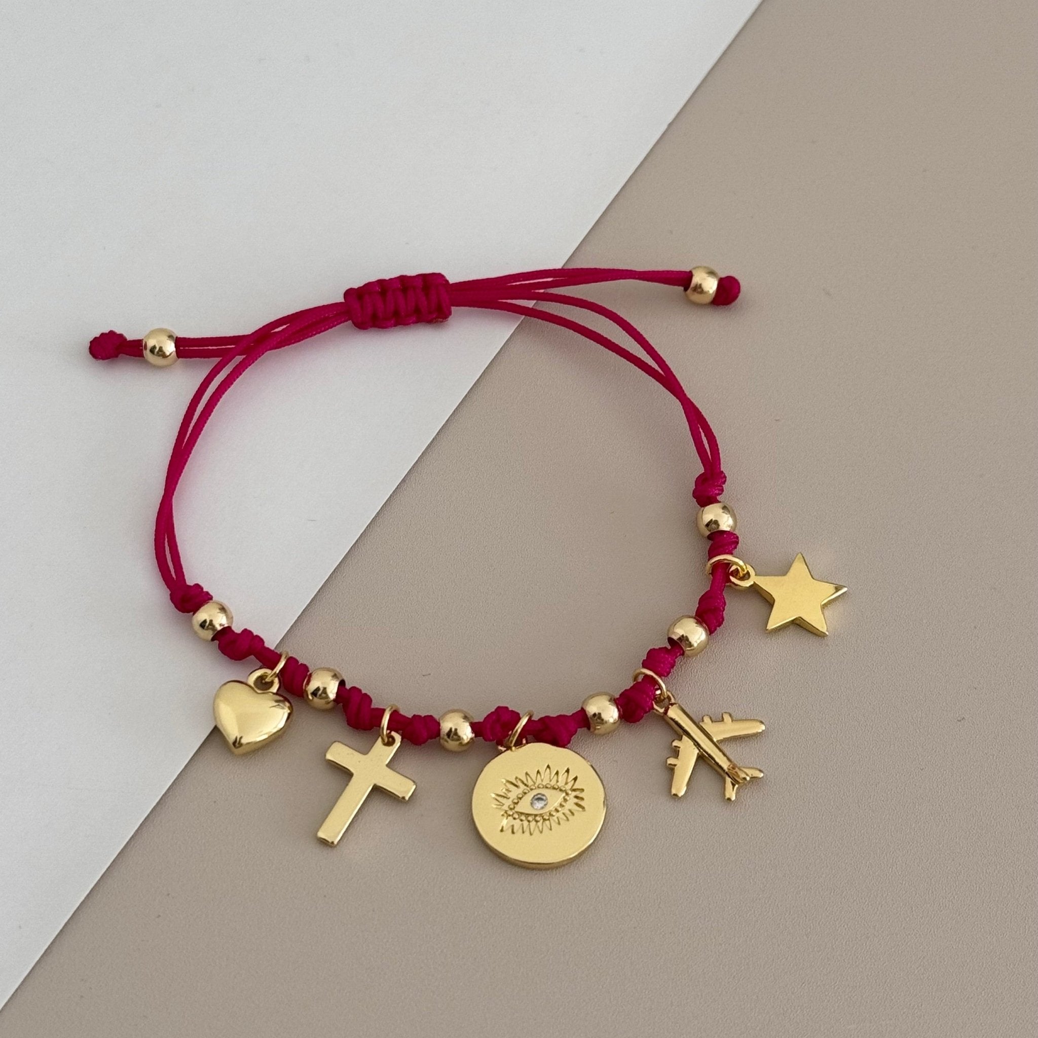 Charms Cord Bracelet - LimaLimón Store