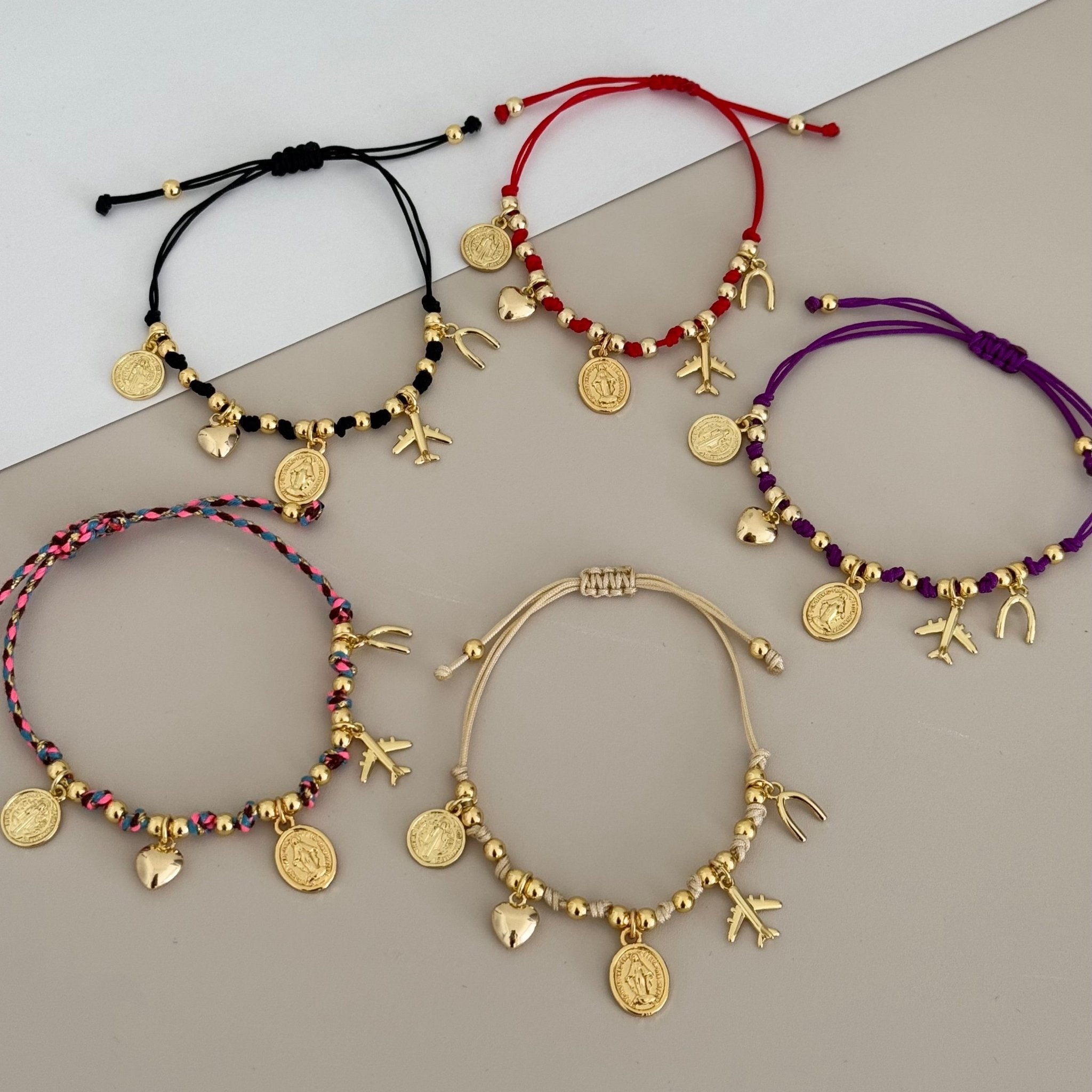 Charms Cord Bracelet - LimaLimón Store