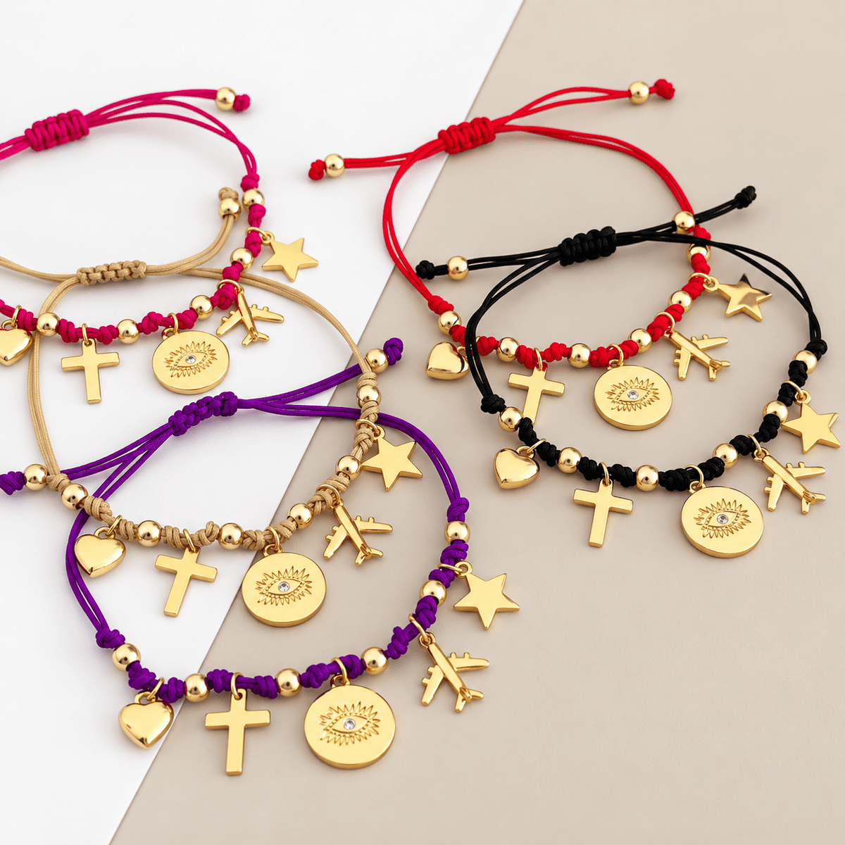 Charms Cord Bracelet - Bracelets | LimaLimón Store - 10