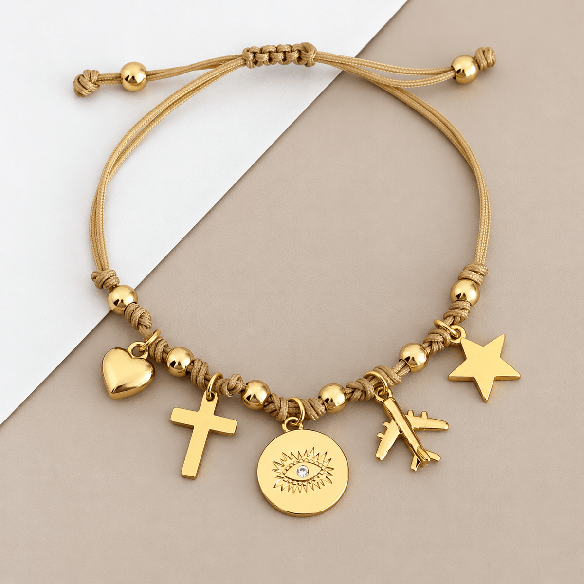 Charms Cord Bracelet - Bracelets | LimaLimón Store - 5