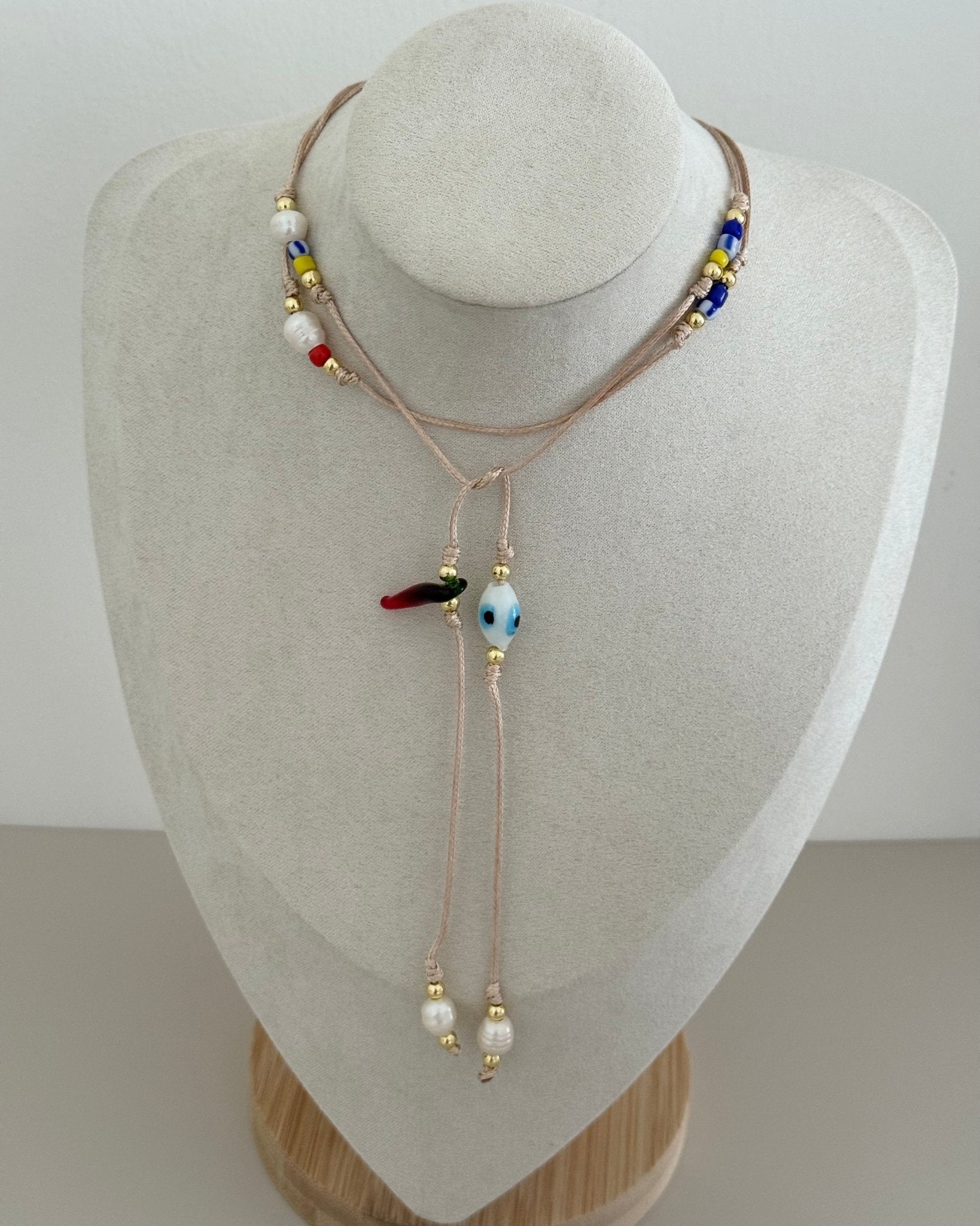 Charms Cord Necklace - LimaLimón Store