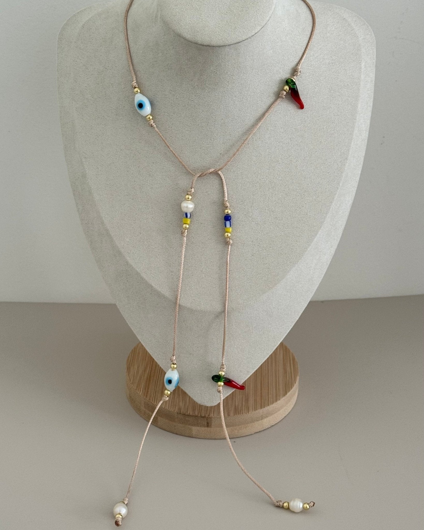 Charms Cord Necklace - LimaLimón Store