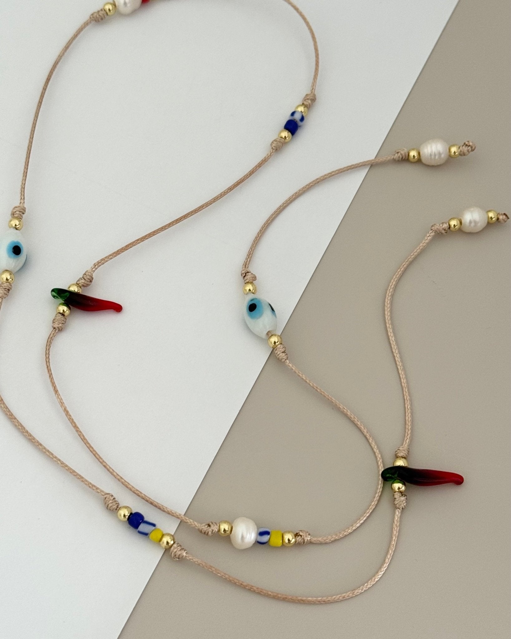 Charms Cord Necklace - LimaLimón Store