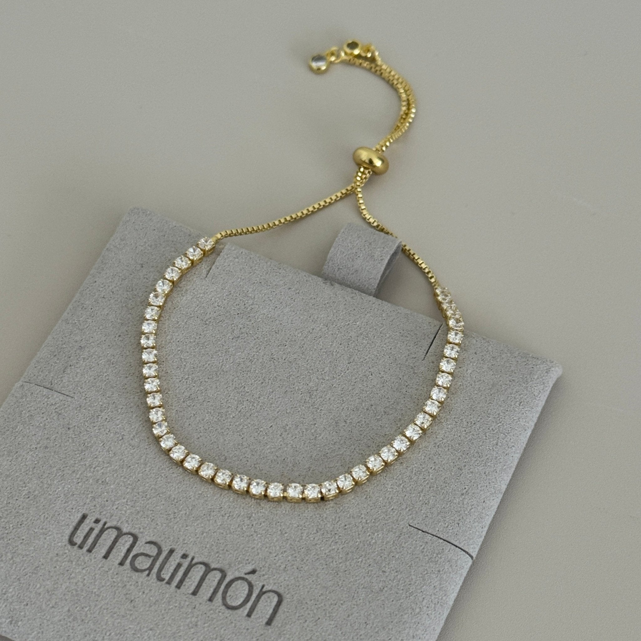 Classic Adjustable Tennis Bracelet - Bracelets | LimaLimón Store - 3