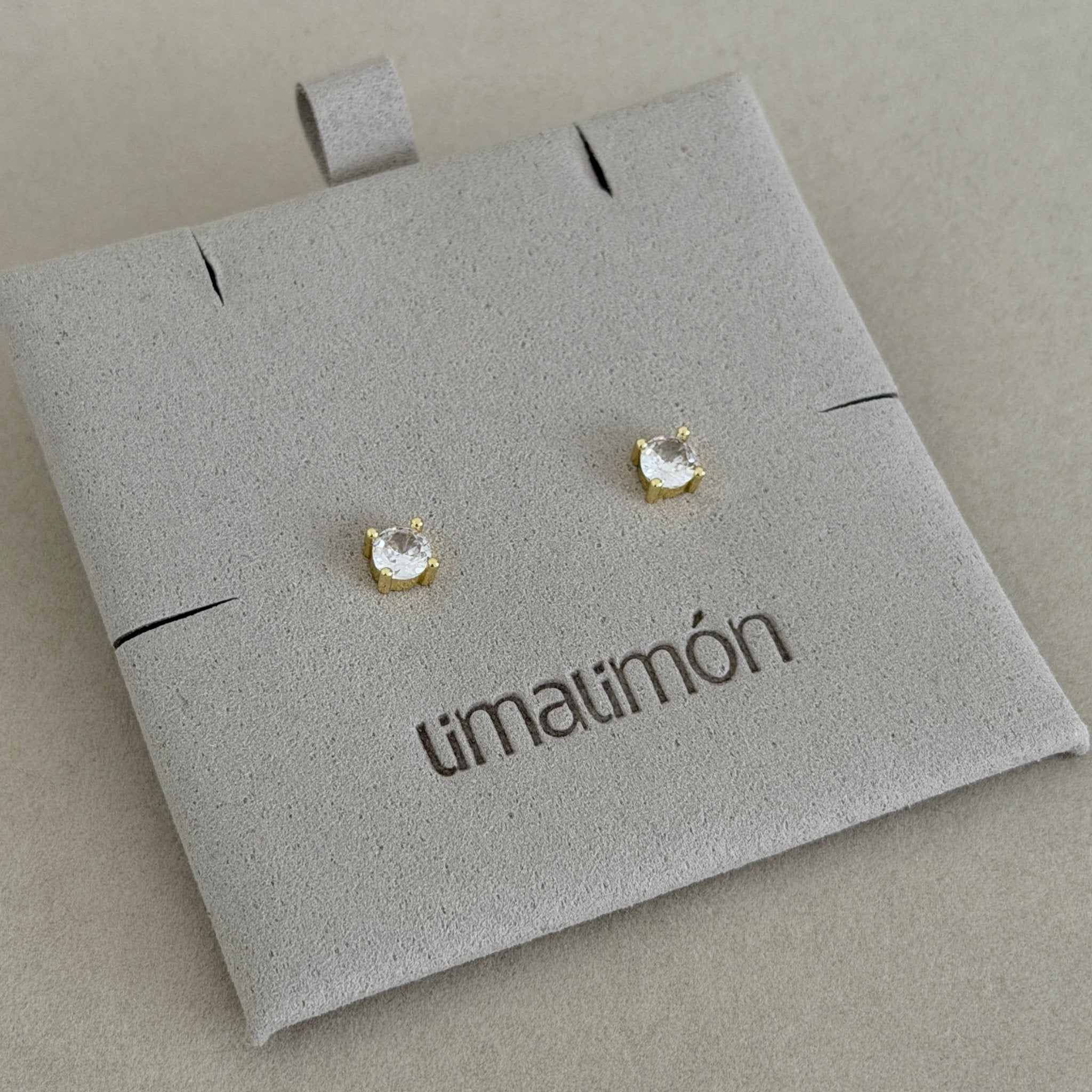 Classic Crystal Stud Earrings - Earring | LimaLimón Store - 2