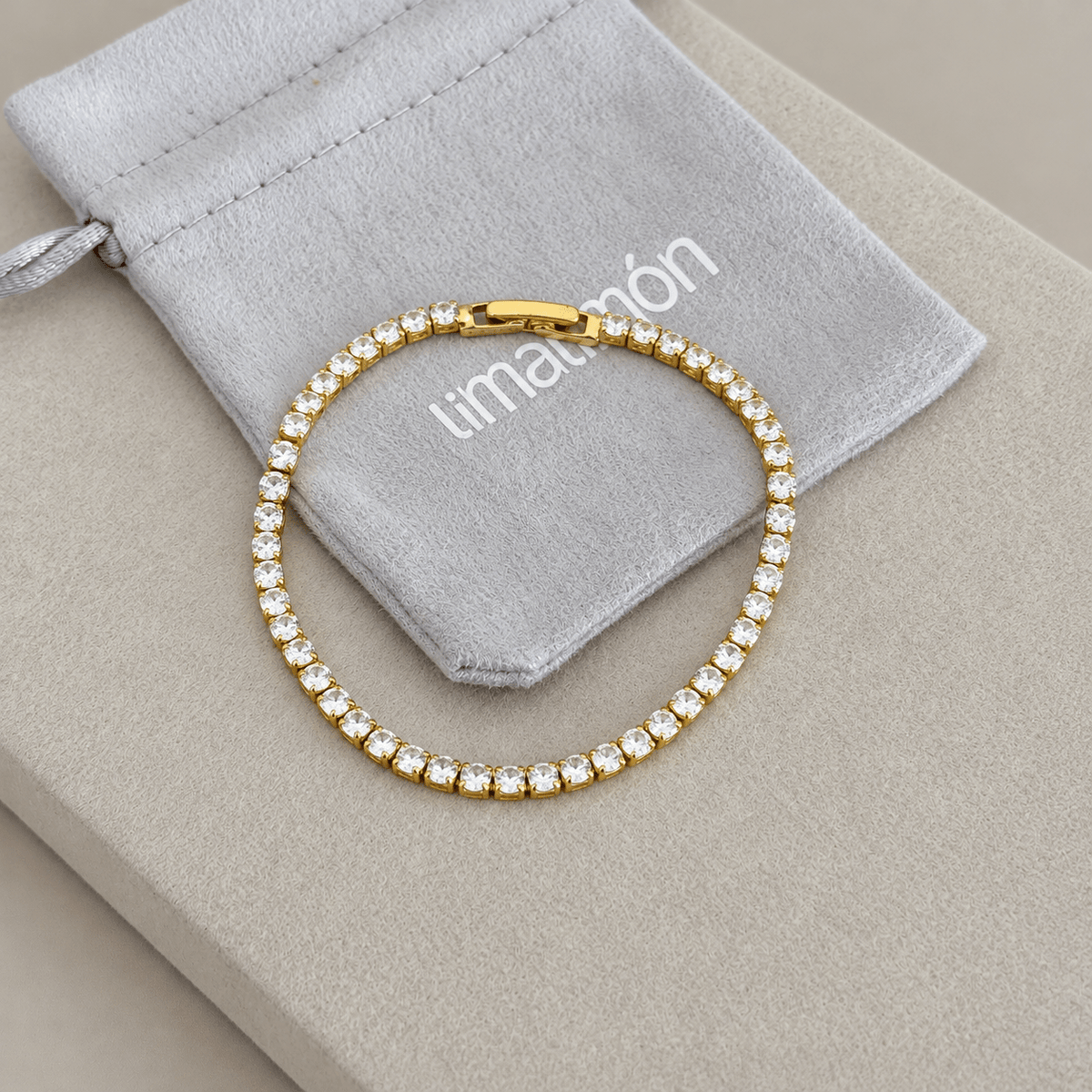 Classic Crystal Tennis Bracelet - Bracelets | LimaLimón Store - 2