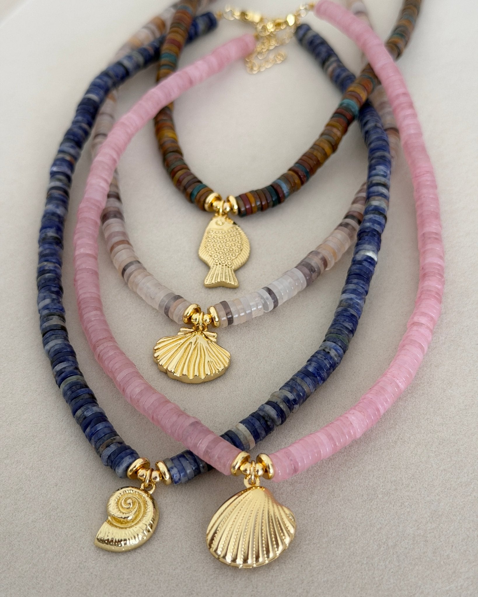 Coastal Charm Beaded Choker - Necklaces | LimaLimón Store - 12