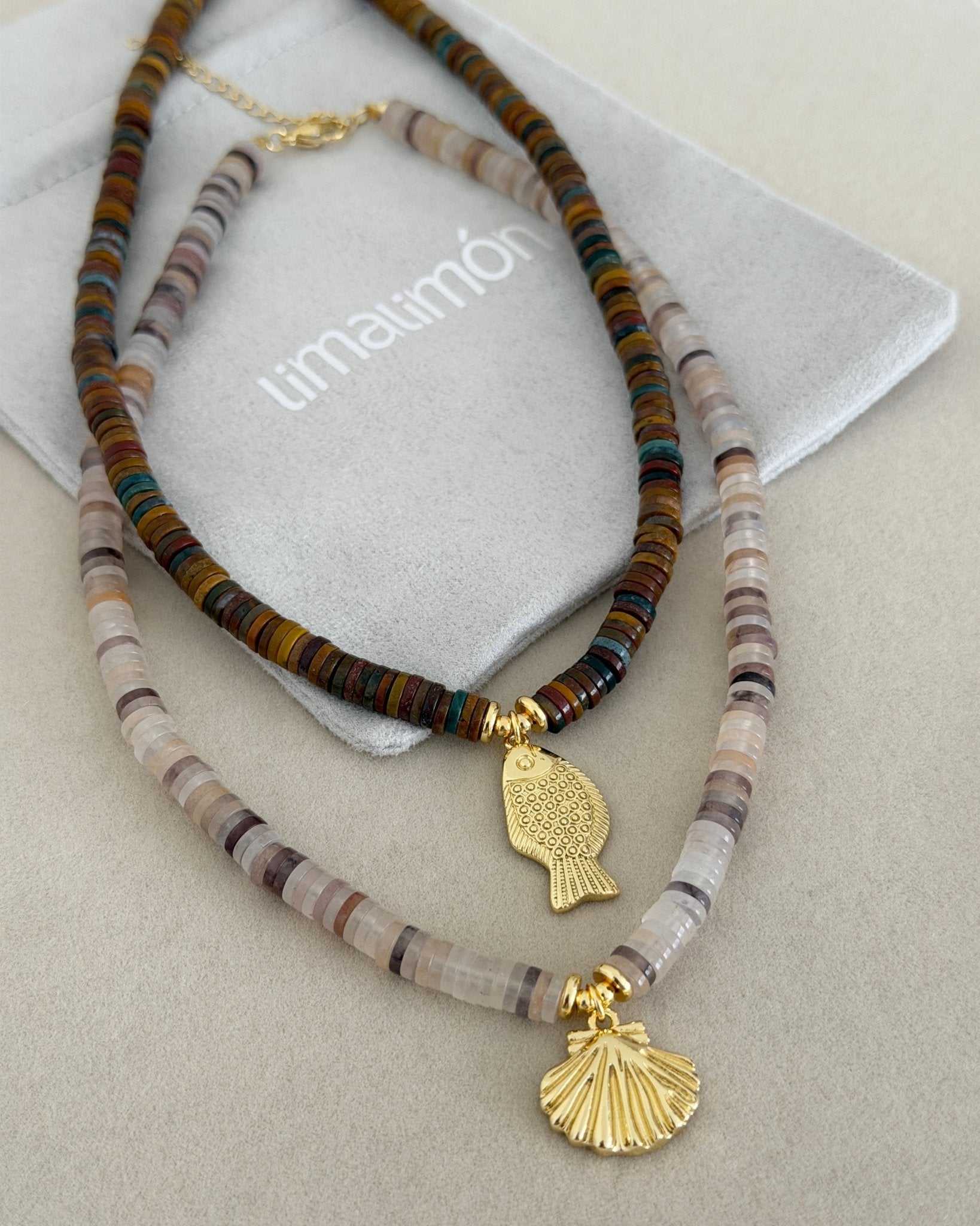 Coastal Charm Beaded Choker - Necklaces | LimaLimón Store - 11
