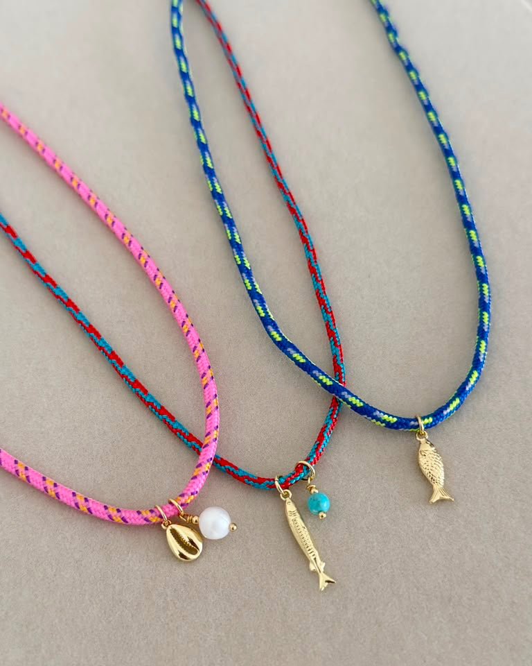 Coastal Cord Necklace - Necklaces | LimaLimón Store - 1