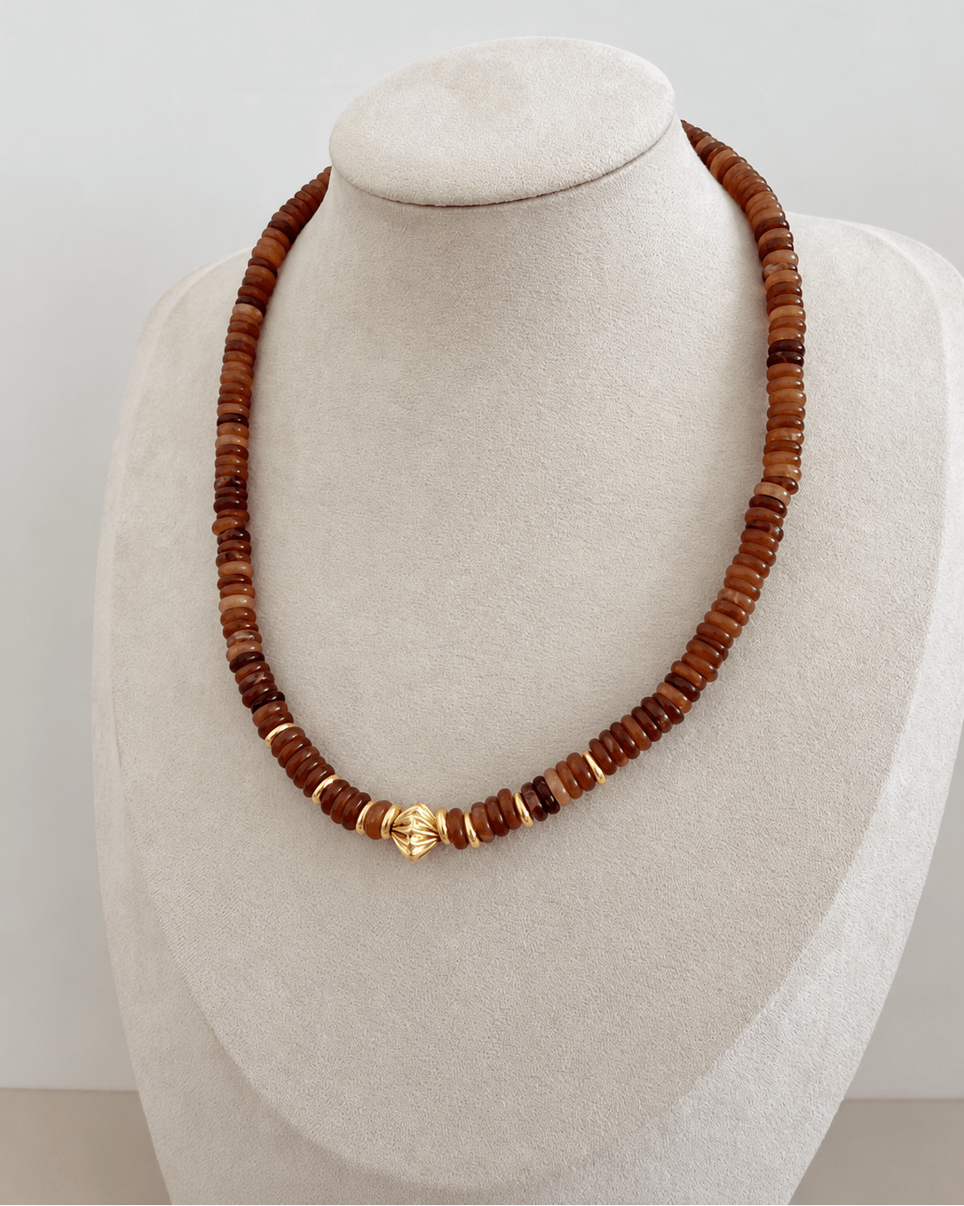 Coastal Stone Beaded Necklace - Necklaces | LimaLimón Store - 3