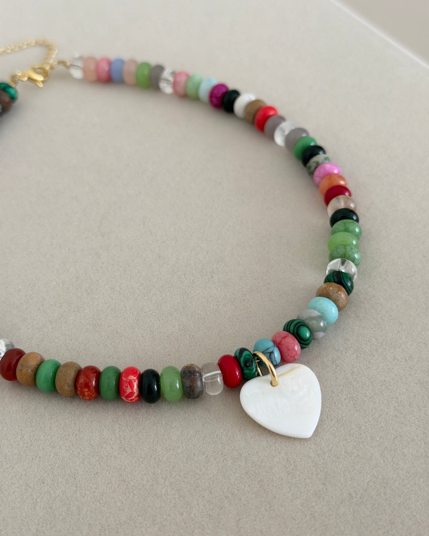 Color Pop Heart Choker - Necklaces | LimaLimón Store - 2