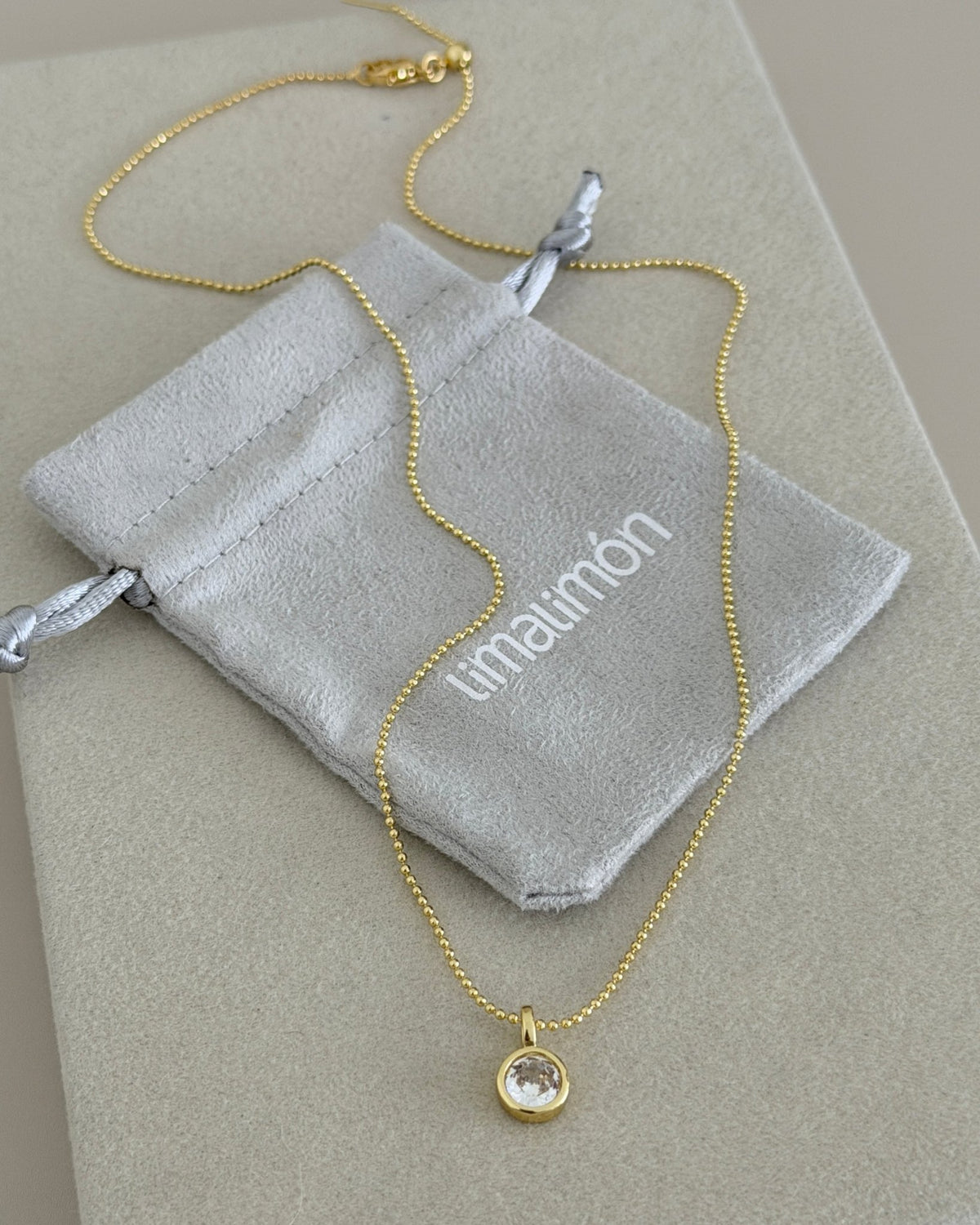 Color Solitaire Necklace - Necklaces | LimaLimón Store - 5