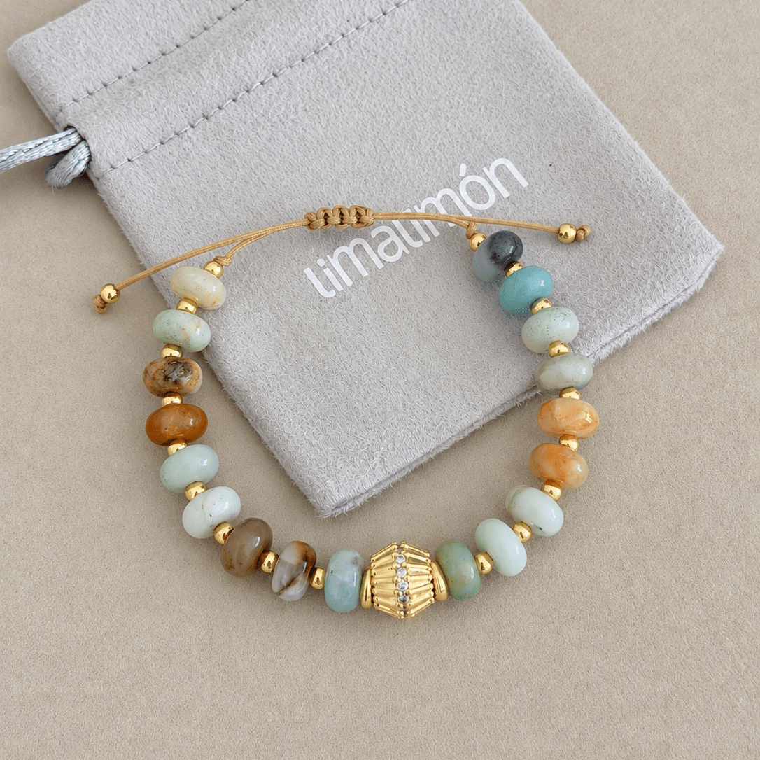 Colorful Beaded Charm Bracelet - Bracelet | LimaLimón Store - 2