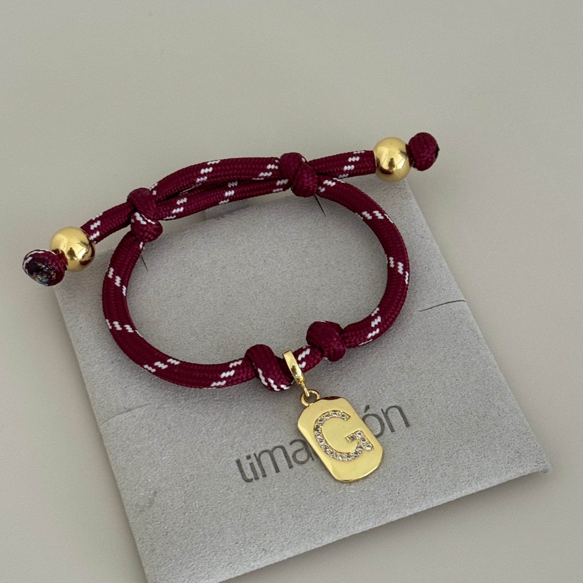 Colorful Initial Cord Bracelets - Bracelets | LimaLimón Store - 2