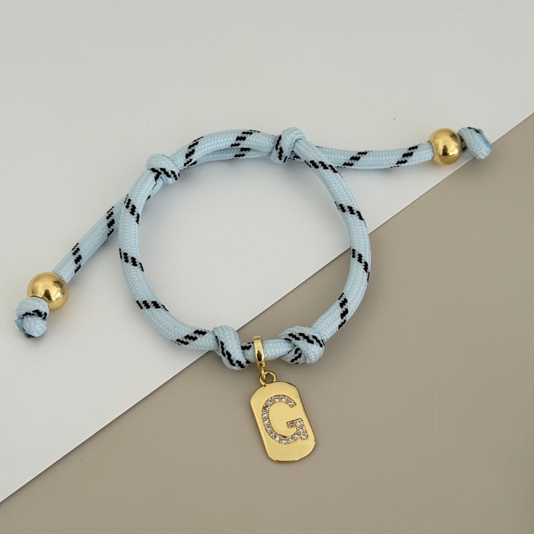 Colorful Initial Cord Bracelets - Bracelets | LimaLimón Store - 4