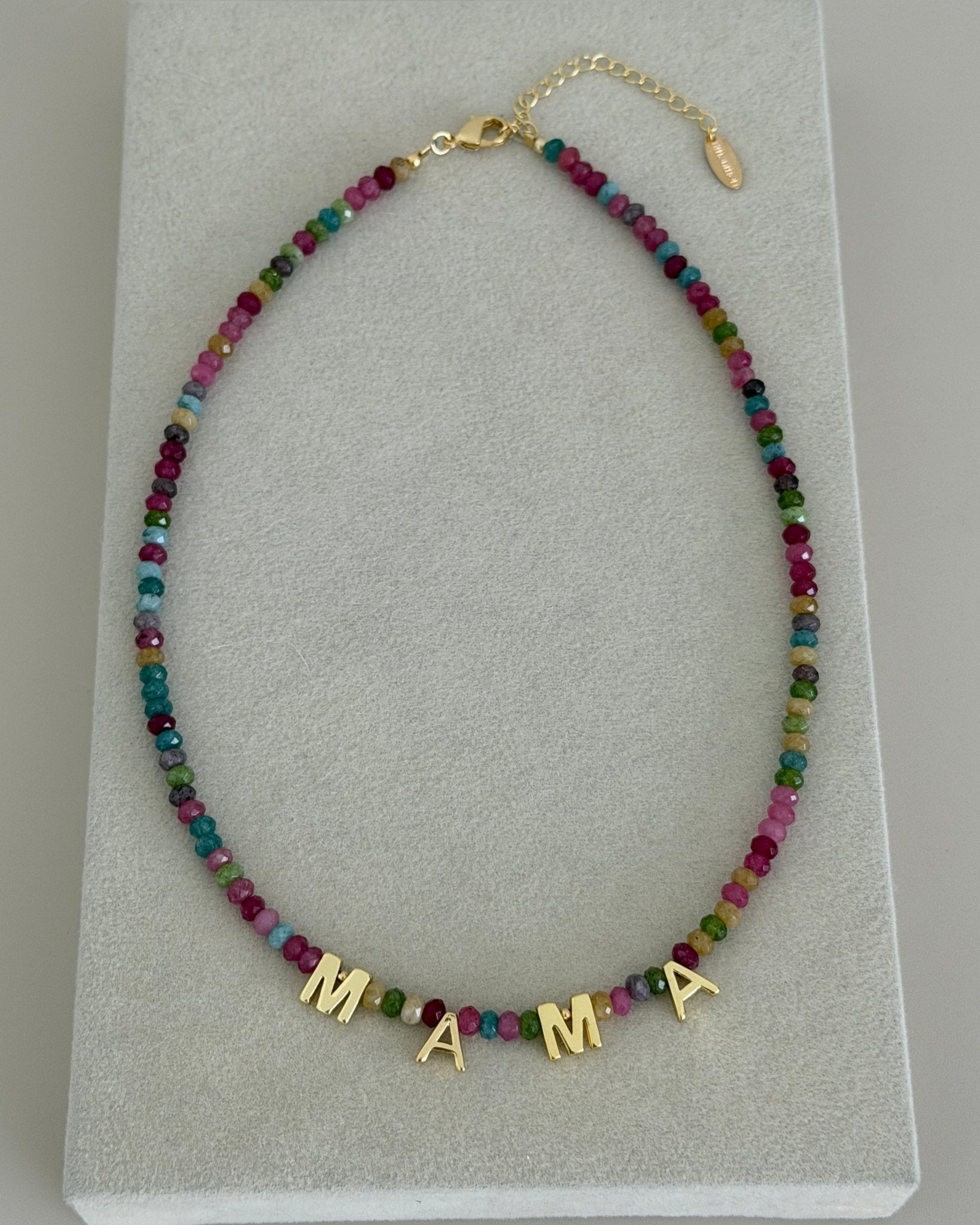 Colorful Mama Beaded Necklace - Necklaces | LimaLimón Store - 6