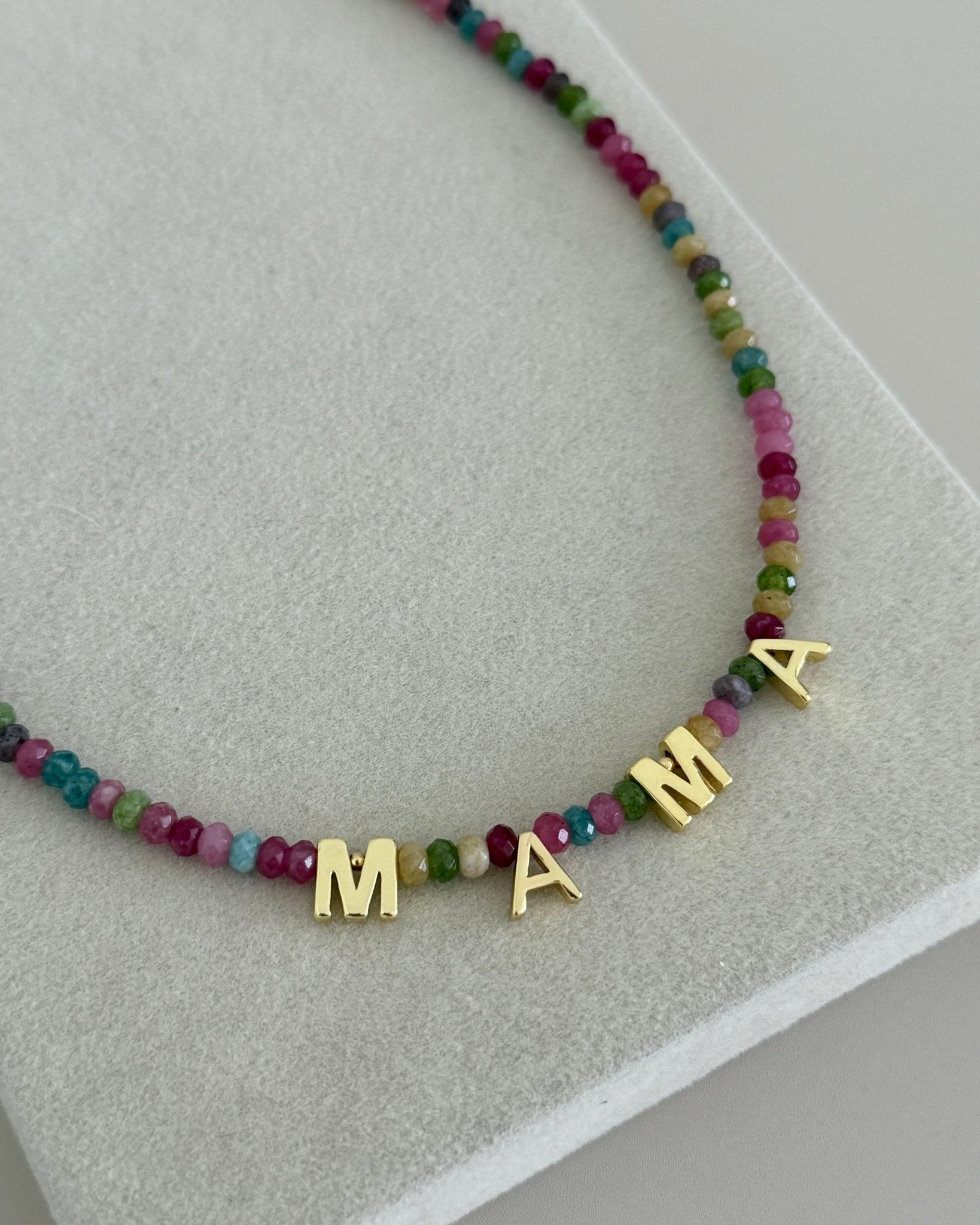 Colorful Mama Beaded Necklace - Necklaces | LimaLimón Store - 2
