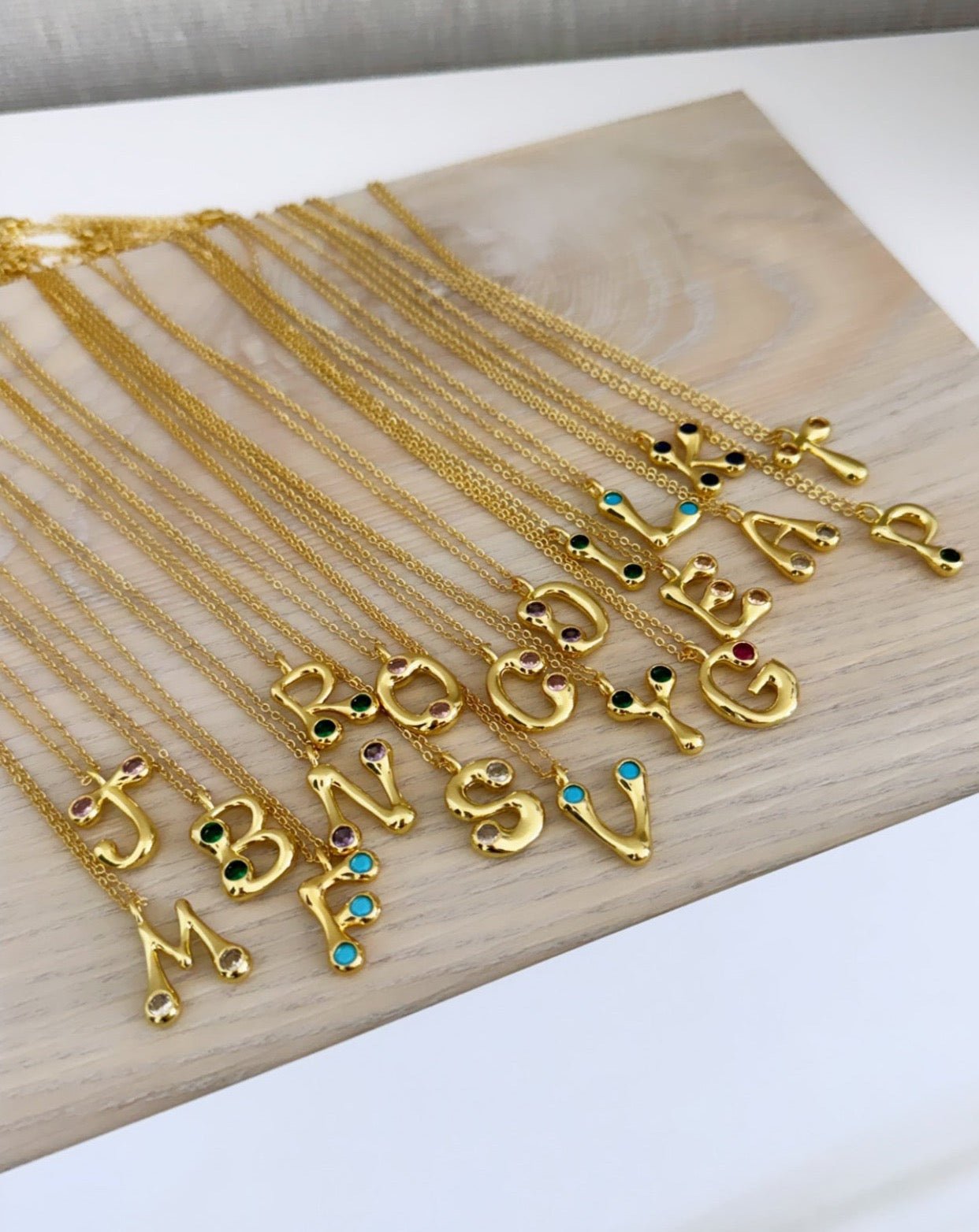 Colorfull Initial Necklace - LimaLimón Store