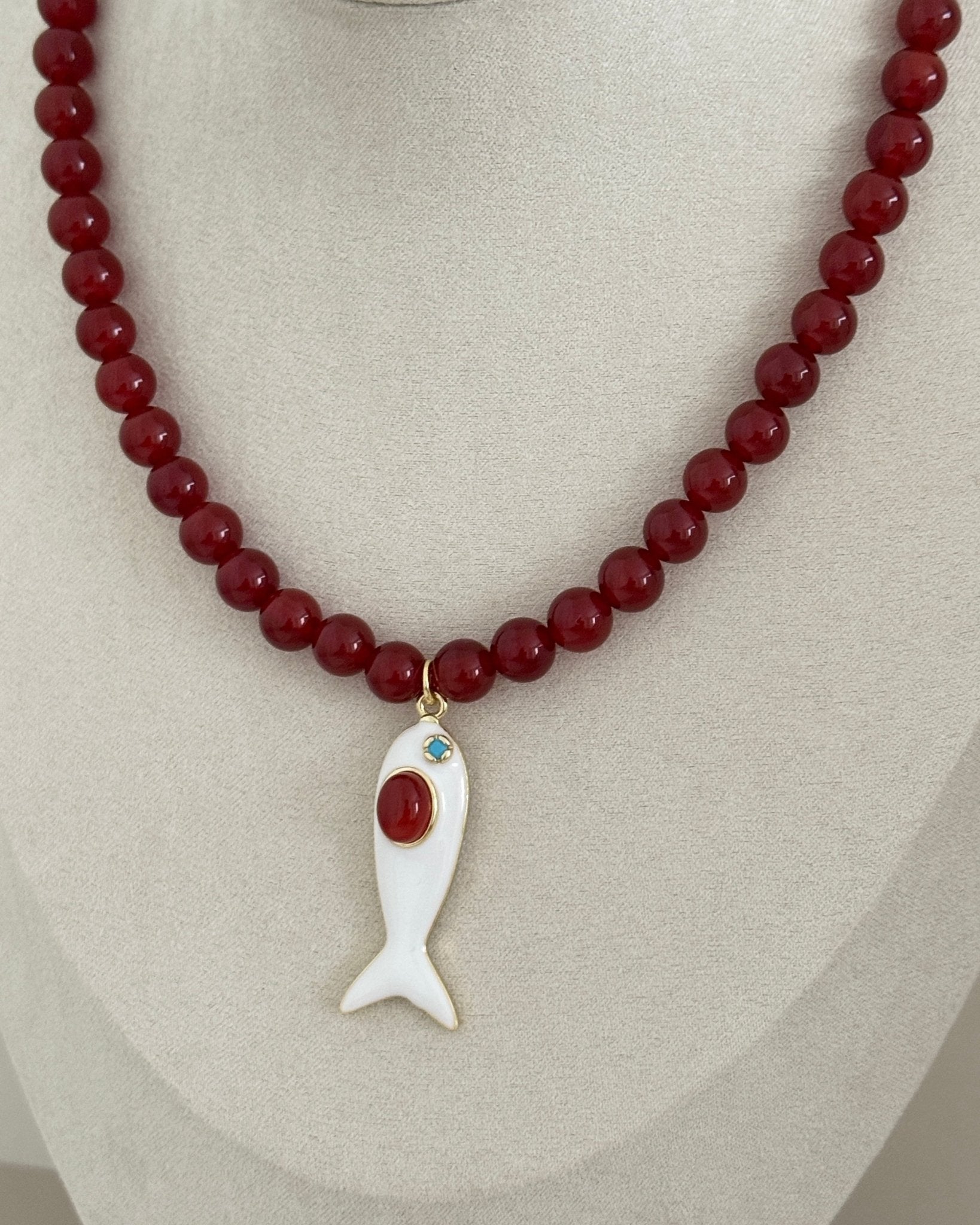 Coral Fish Necklace - Necklaces | LimaLimón Store - 3