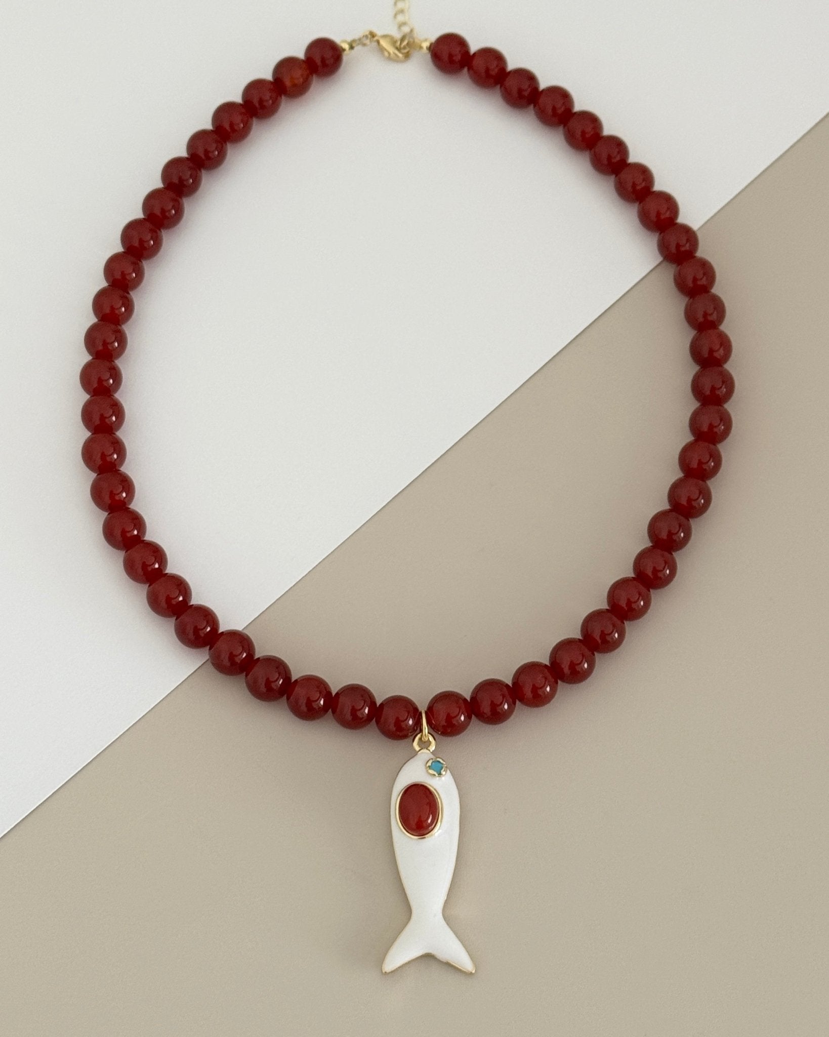 Coral Fish Necklace - Necklaces | LimaLimón Store - 1
