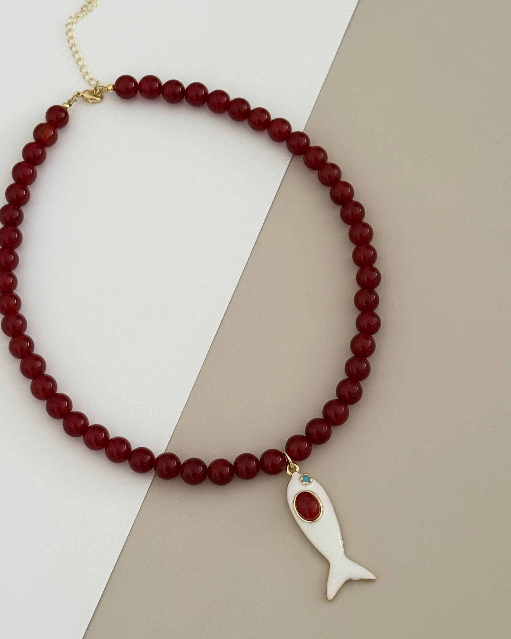 Coral Fish Necklace - Necklaces | LimaLimón Store - 4