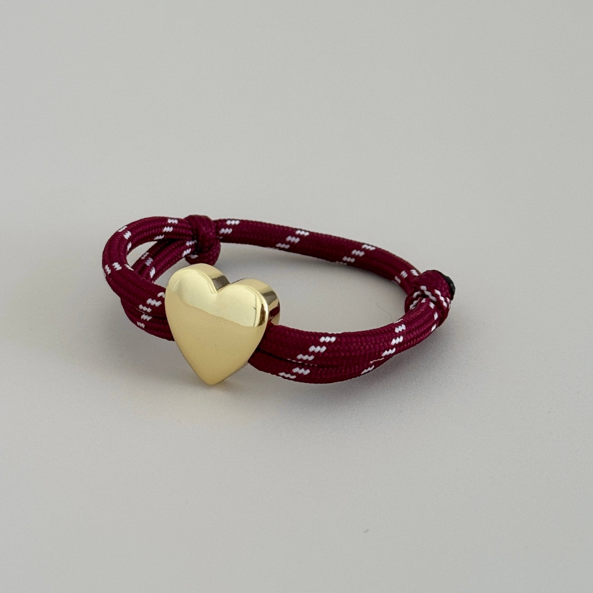 Cord Bracelet with Gold - Plated Heart or Star Charm - Bracelet | LimaLimón Store - 12