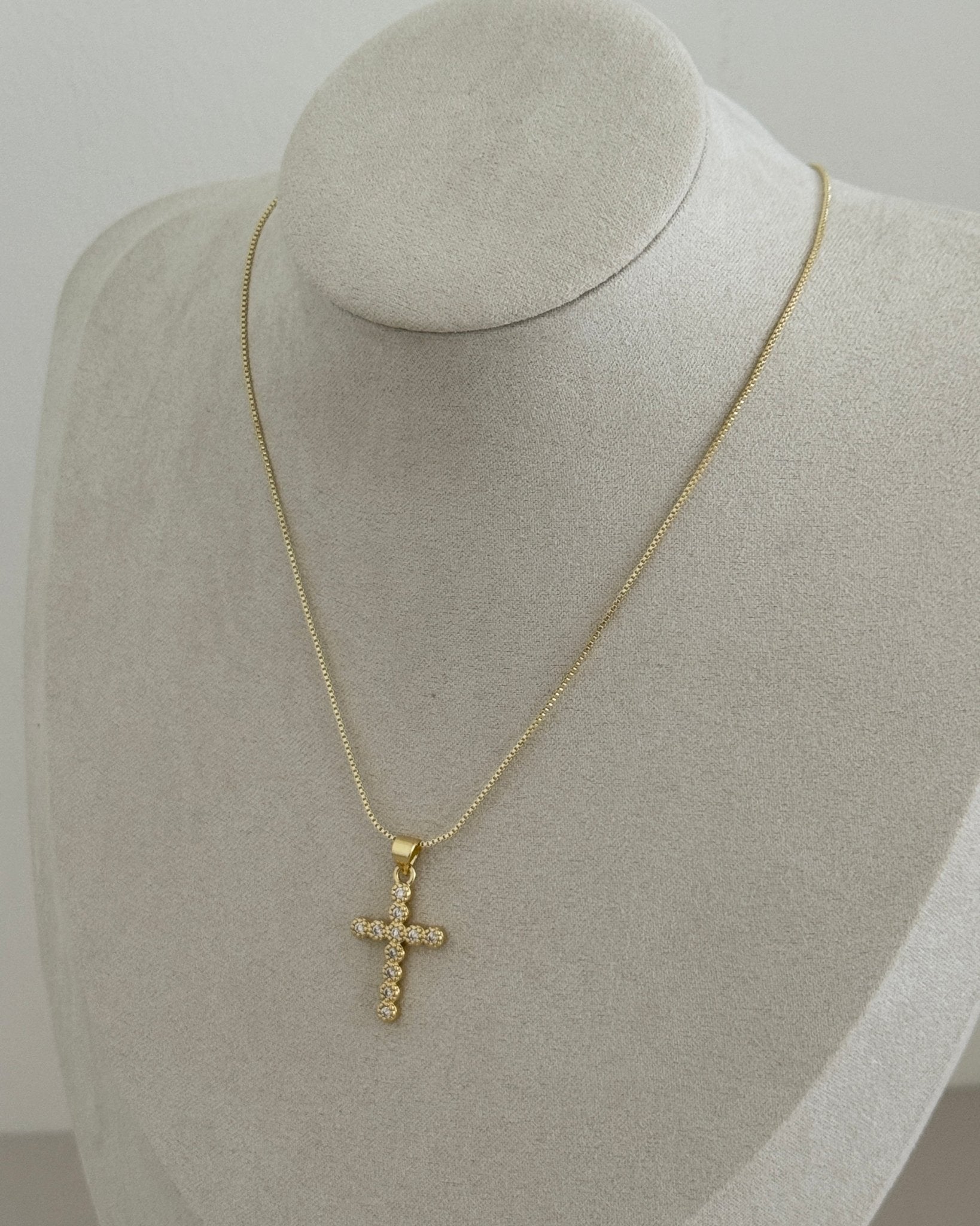 Crystal Cross Necklace - Necklace | LimaLimón Store - 4