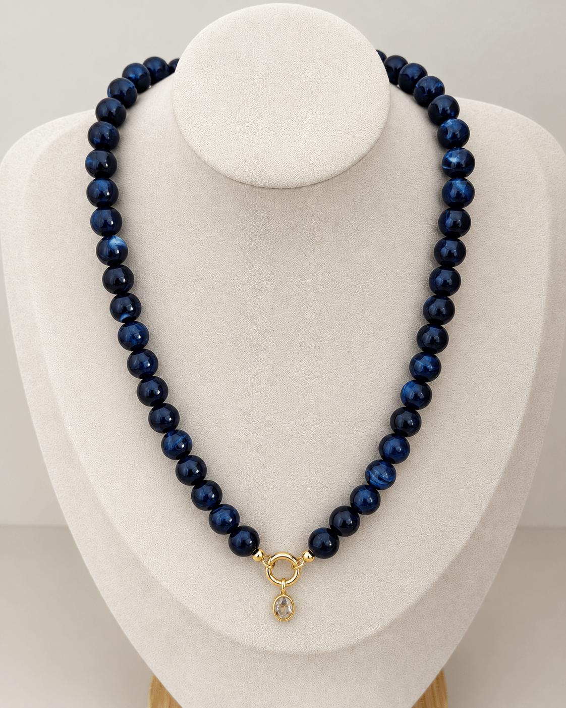 Crystal Drop Beaded Necklace - Necklace | LimaLimón Store - 5